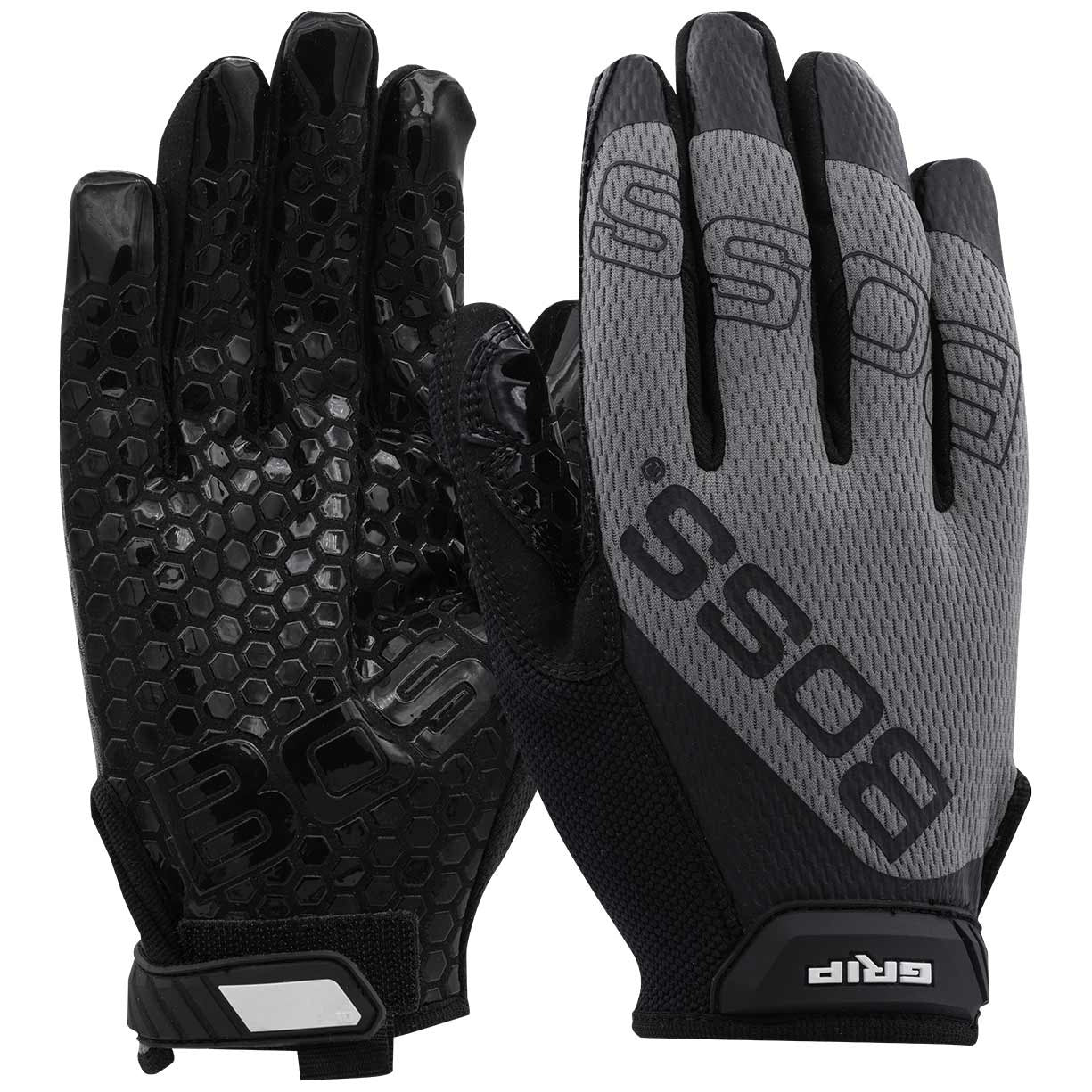 Gray Performance Gloves - PIP - Durable Synthetic Grip