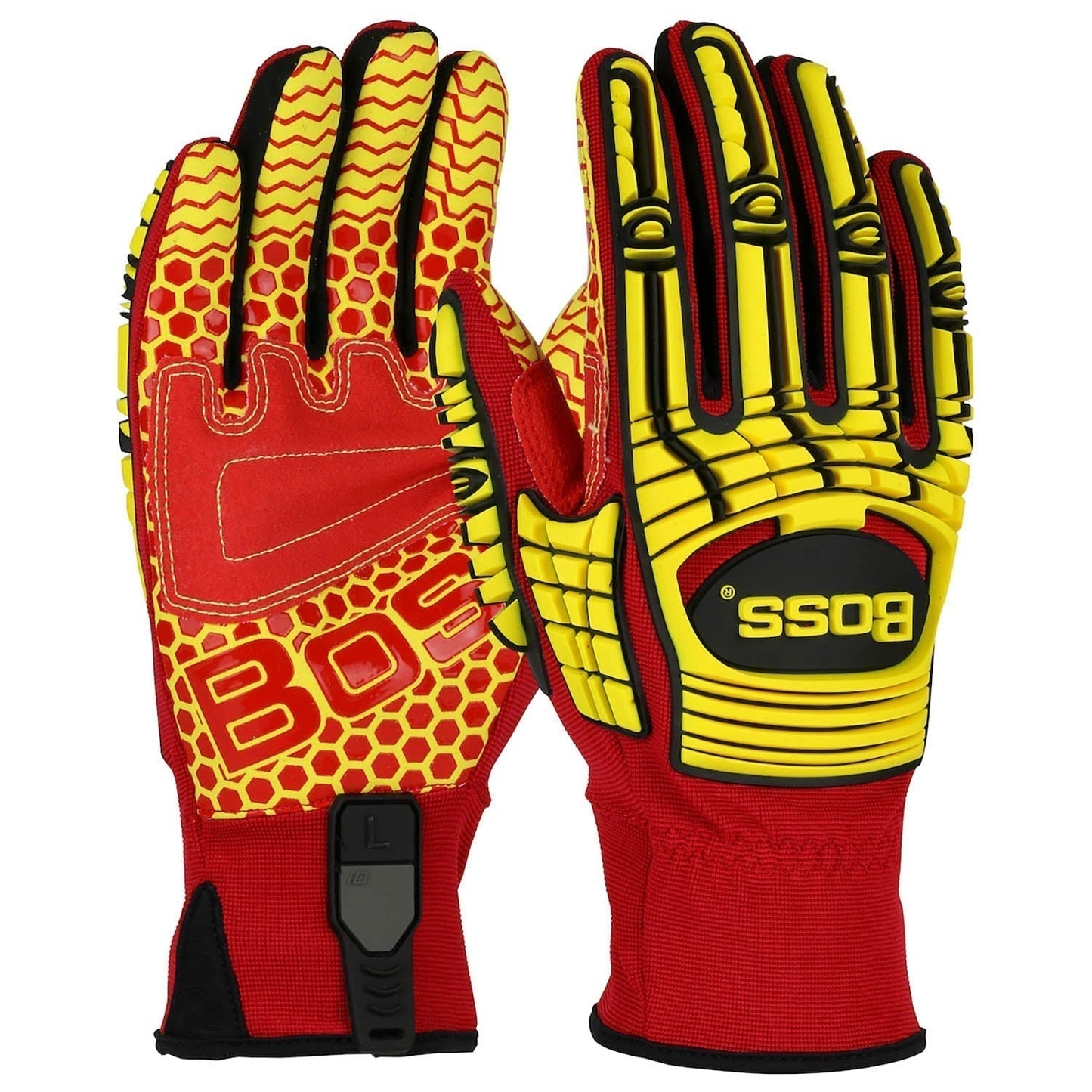 TPR Impact Protection Gloves - PIP - Synthetic Leather Grip