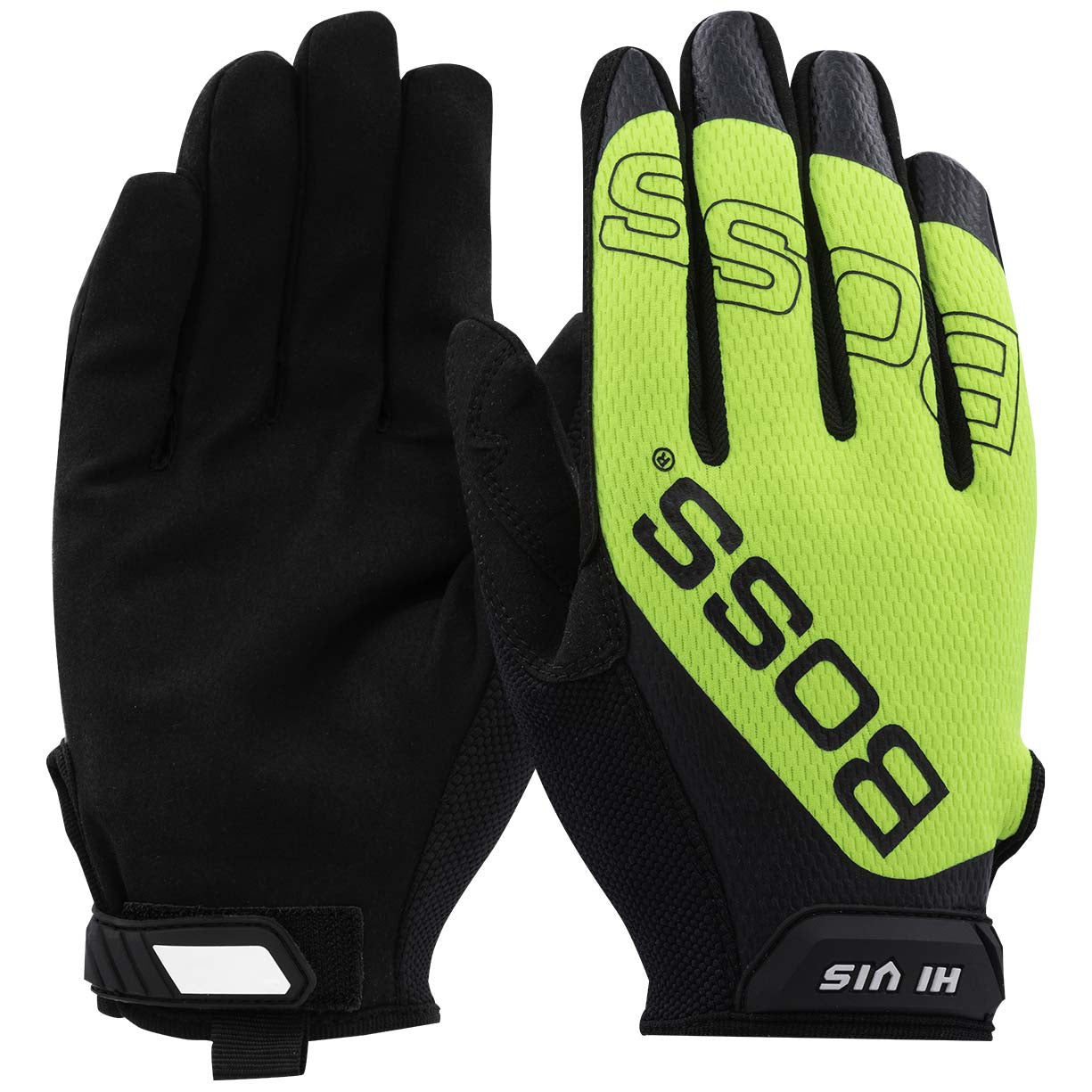 Hi-Vis Yellow Gloves - PIP - Synthetic Microfiber