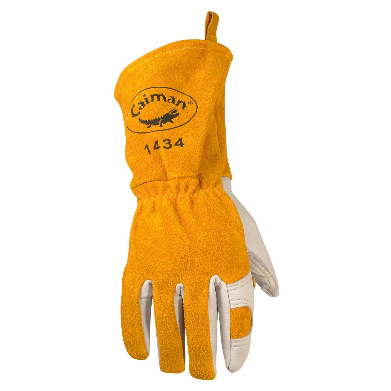 Yellow Leather Gloves - PIP - Durable Comfort