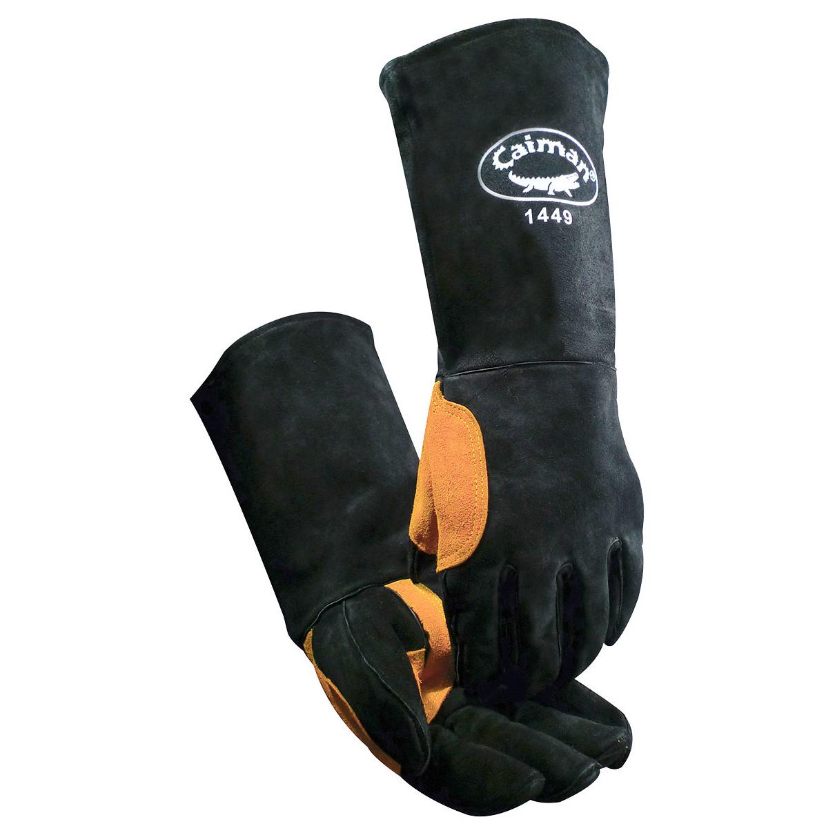 Black Leather Gloves - PIP - Heat Resistant