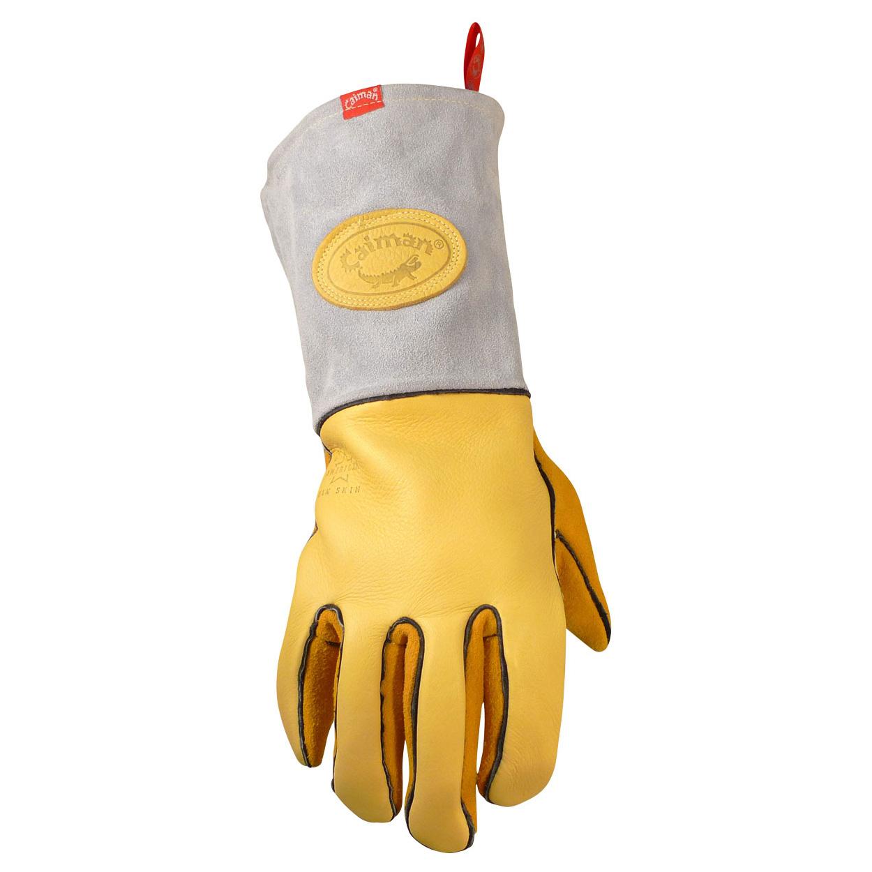 Yellow Leather Gloves - PIP - Durable Elk Skin