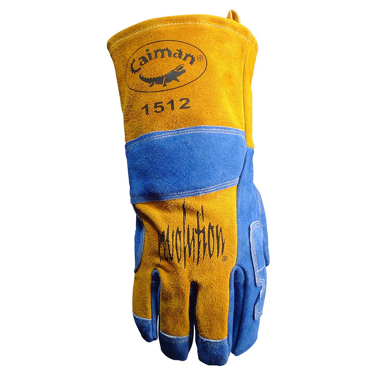 Blue Leather Gloves - PIP - Insulated Design