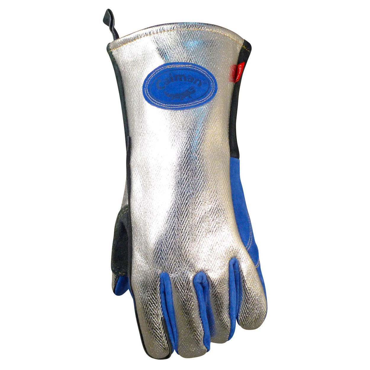 Gray Leather Gloves - PIP - Insulated Durable Design