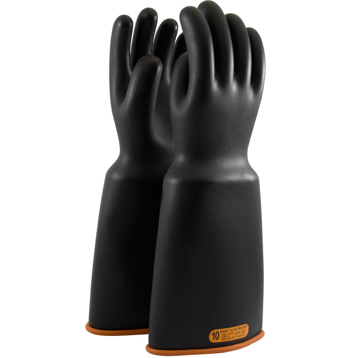 Black Rubber Gloves - PIP - Electrical Insulation