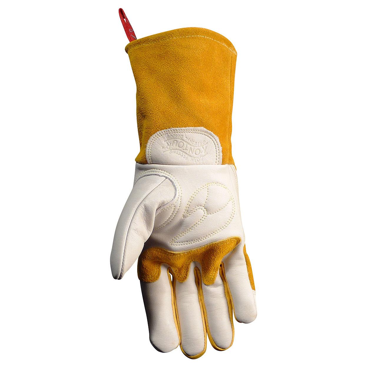 Yellow Leather Gloves - PIP - Insulated Design