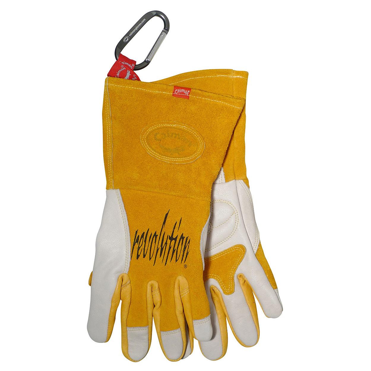 Yellow Leather Gloves - PIP - Insulated Design
