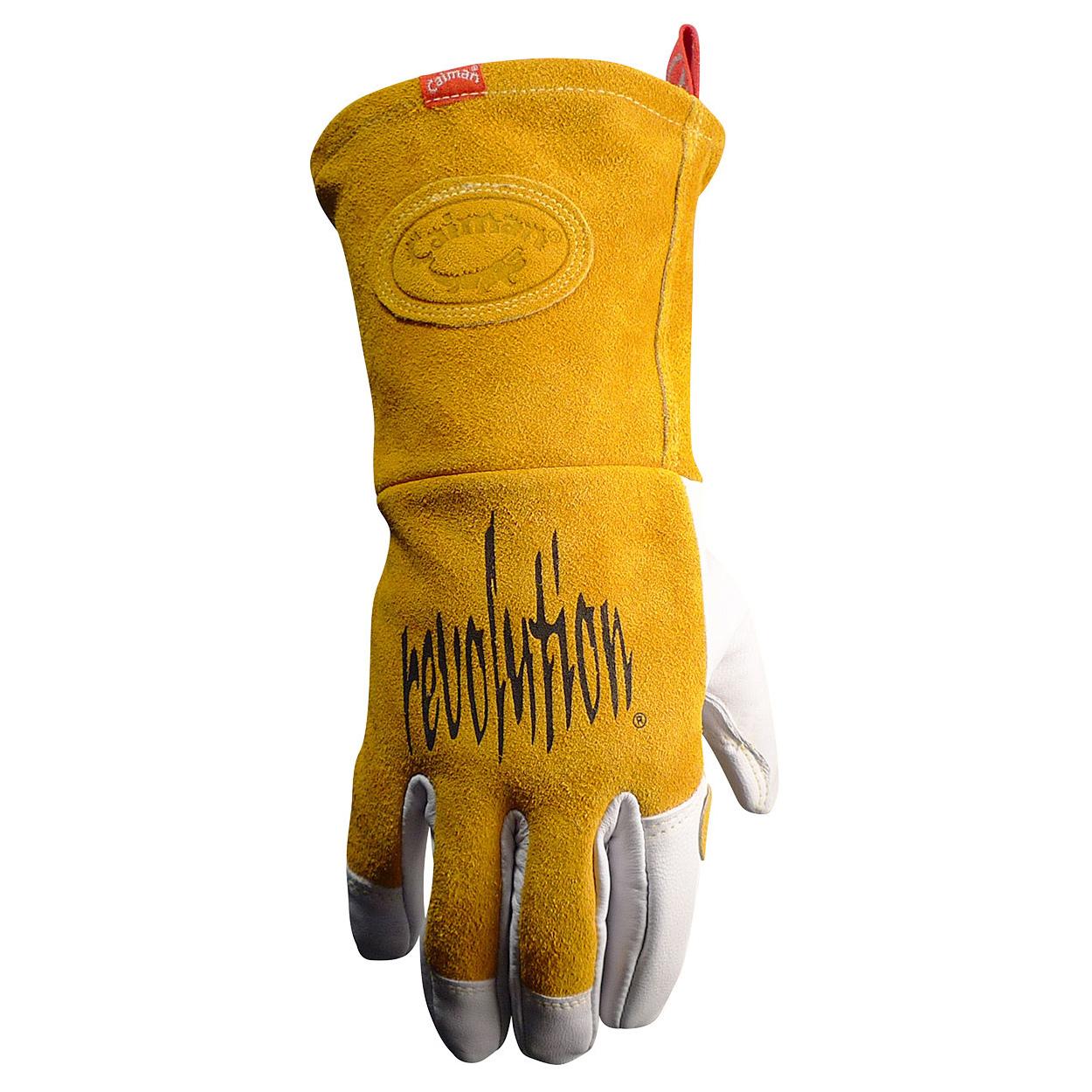 Brown Leather Gloves - PIP - Durable Goat Grain Design