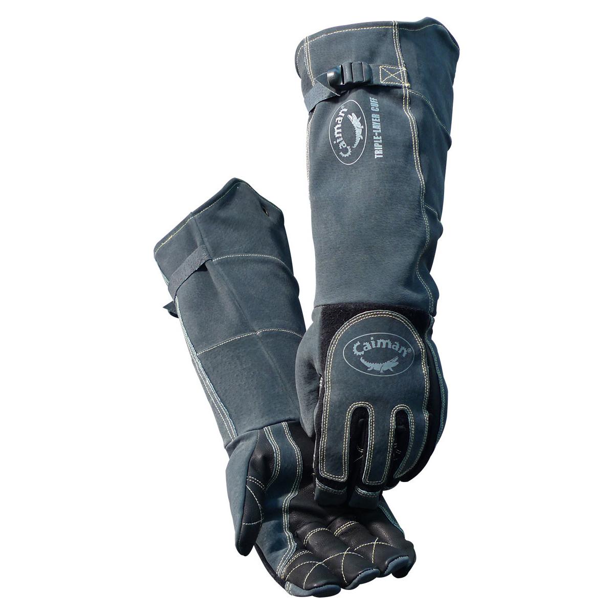 Black Leather Gloves - PIP - Heavy Duty Protection