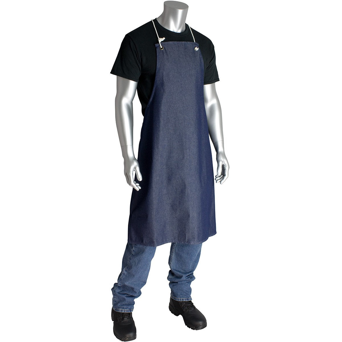 No Pockets Aprons - Durable Denim - PIP - Workwear