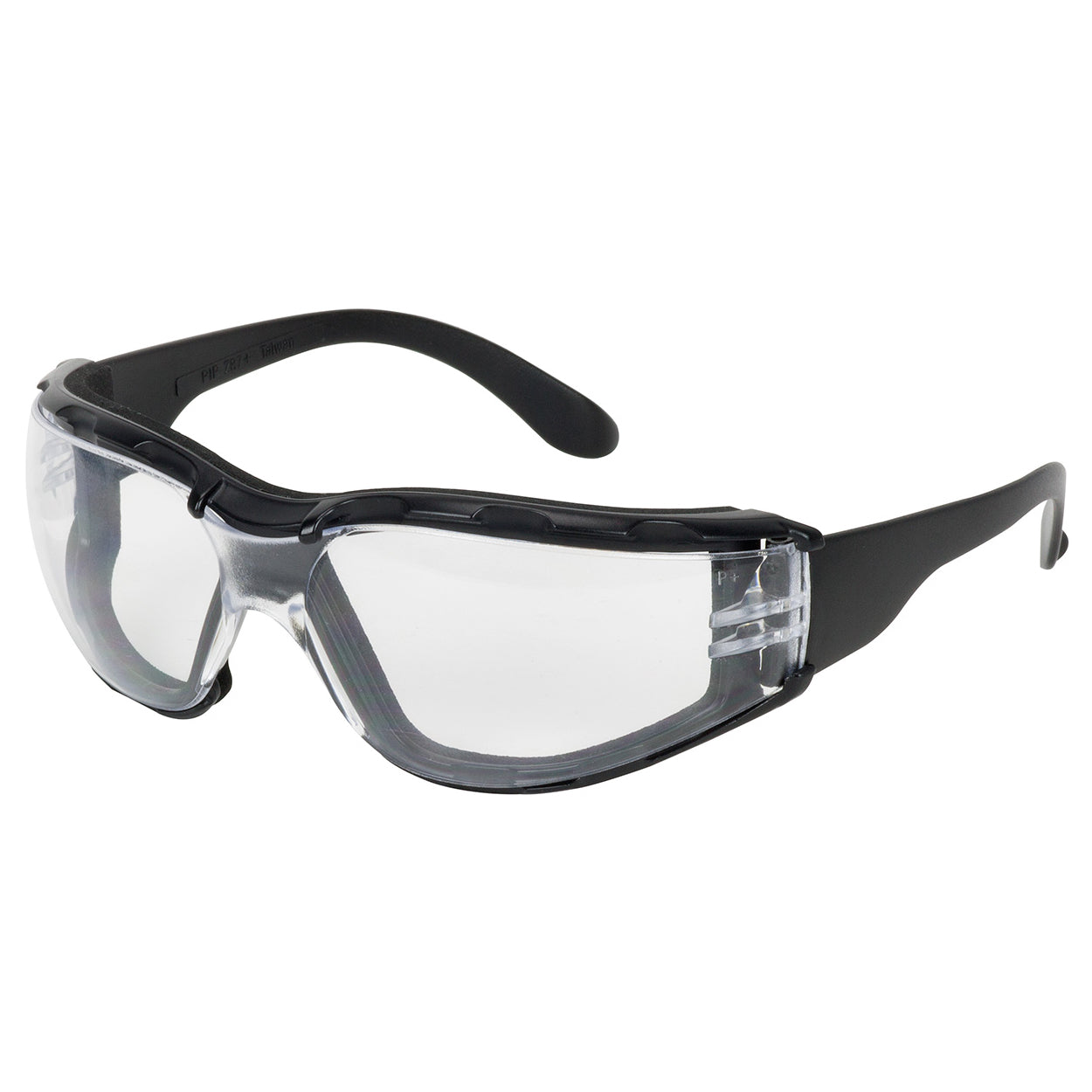 Clear Anti-Fog Lens Glasses - Bouton - Foam Safety Frame