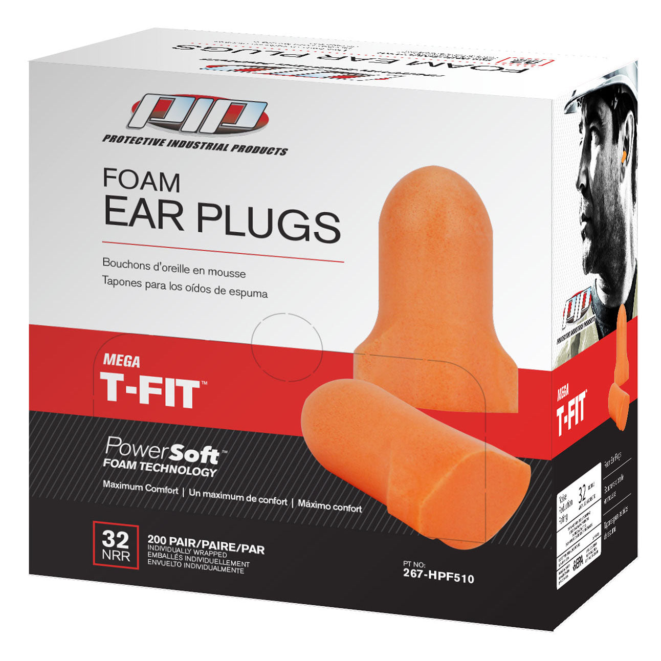 32 NRR Ear Plugs - PIP - Foam Comfort
