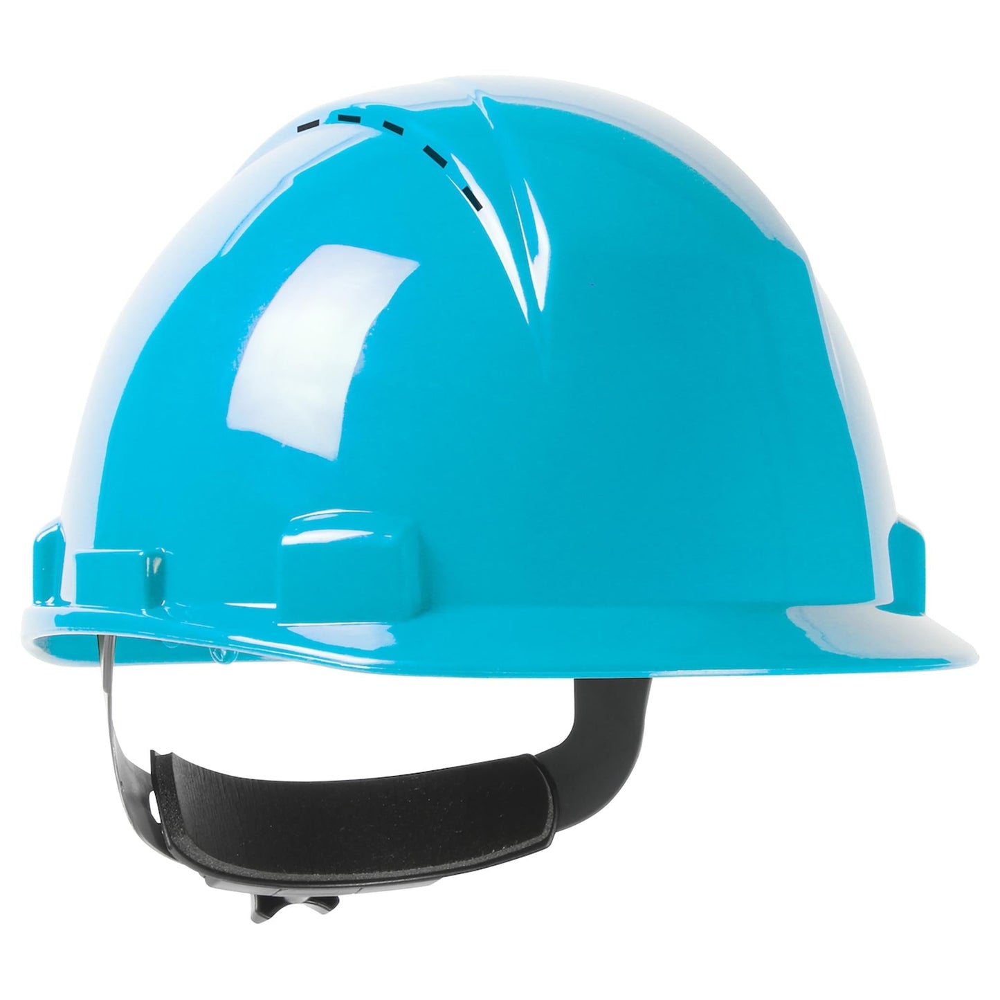 Light Blue Hard Hats - PIP - Vented Cap Style Safety