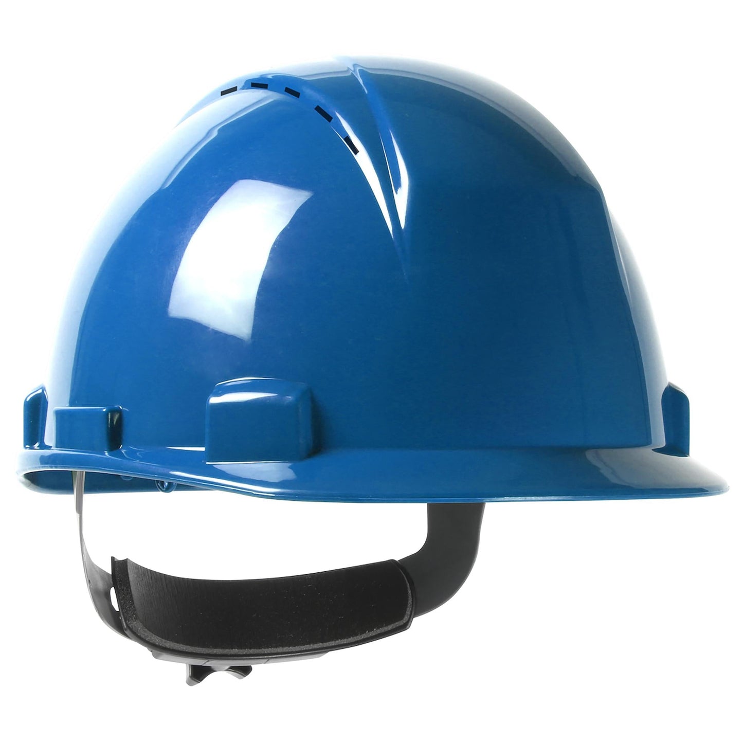 Light Blue Hard Hats - PIP - Vented Cap Style Safety