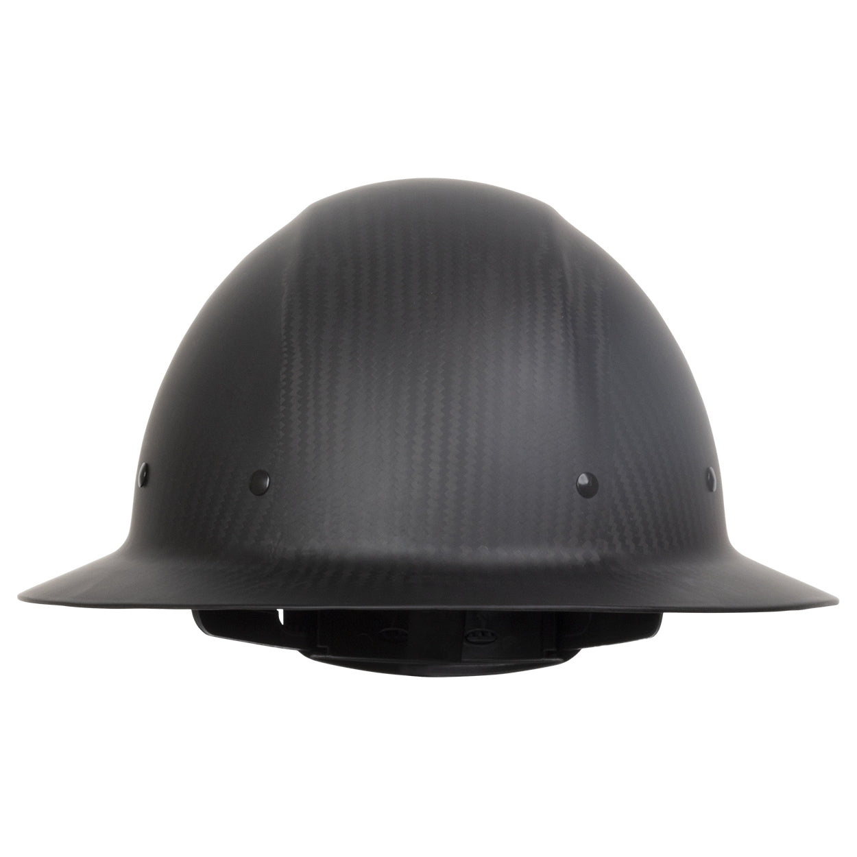 Matte Carbon Fiber Hard Hats - PIP - Impact Resistant