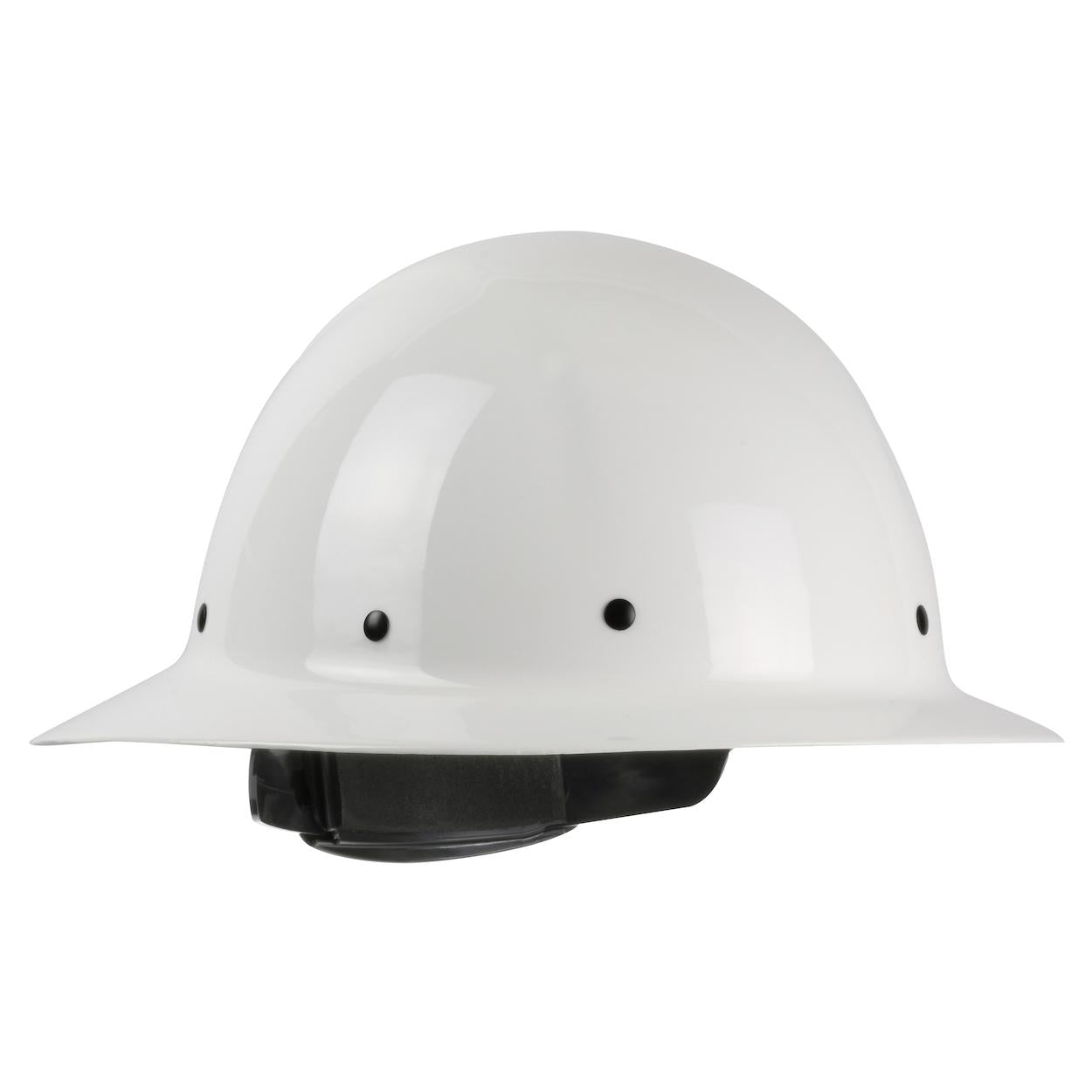 White Hard Hats - PIP - Durable Fiberglass Shell