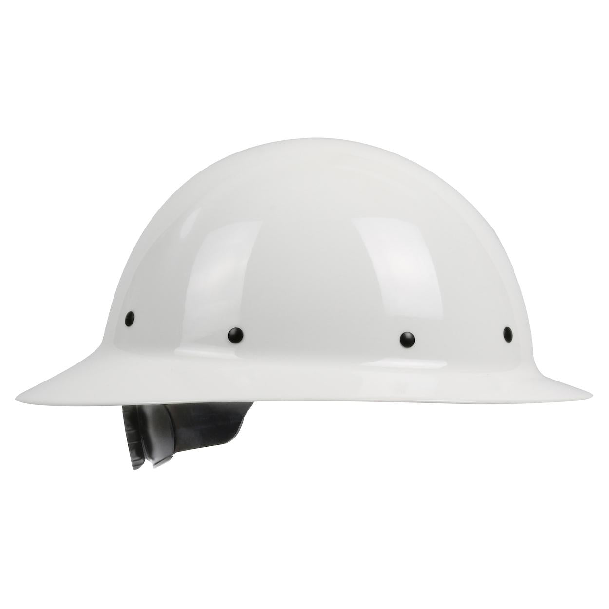 White Hard Hats - PIP - Durable Fiberglass Shell