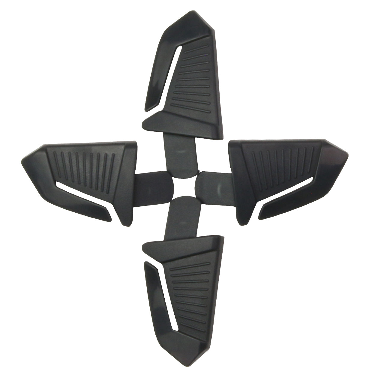 Black Hard Hat Clips - PIP - Durable Clip Kit