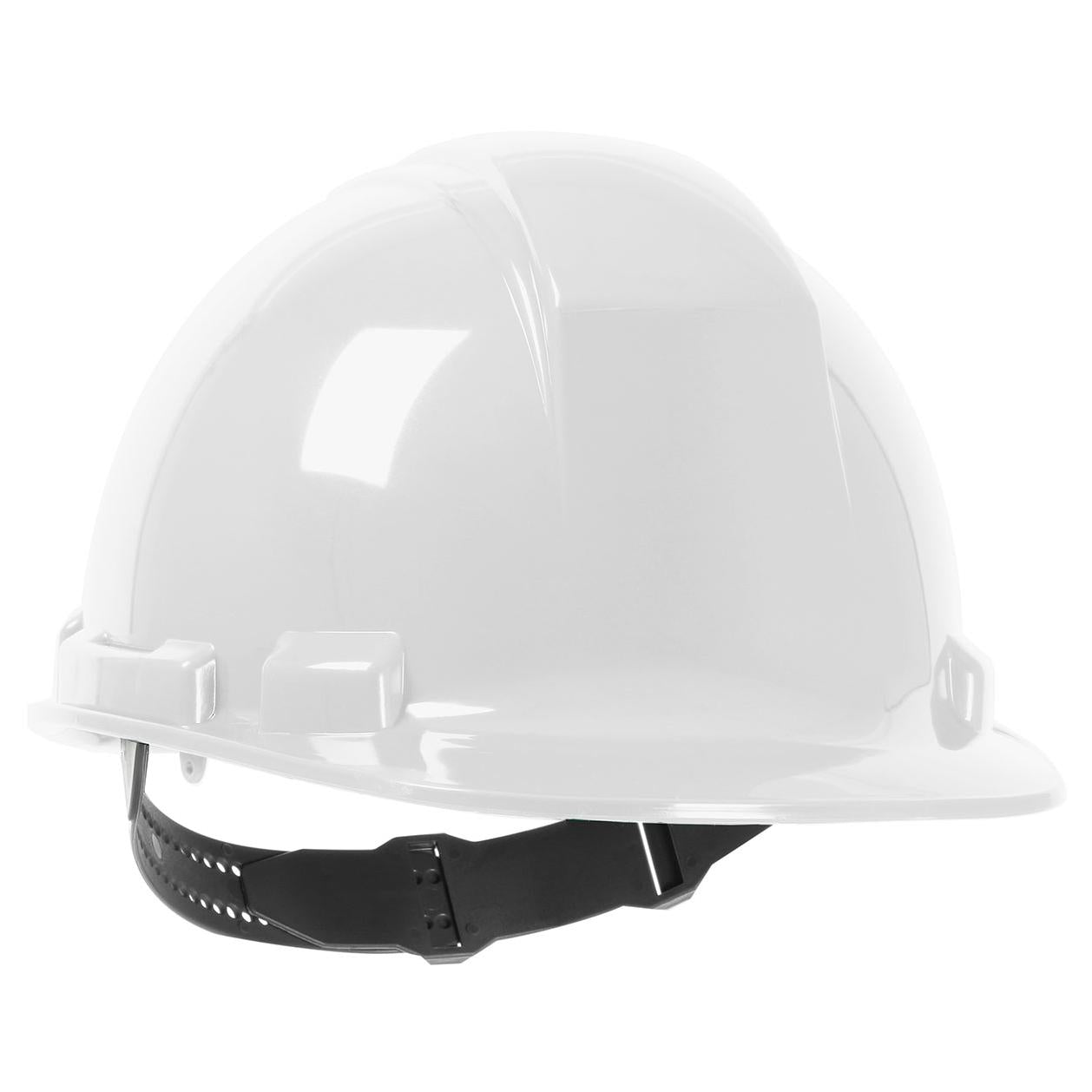 White Hard Hats - PIP - Durable Suspension System