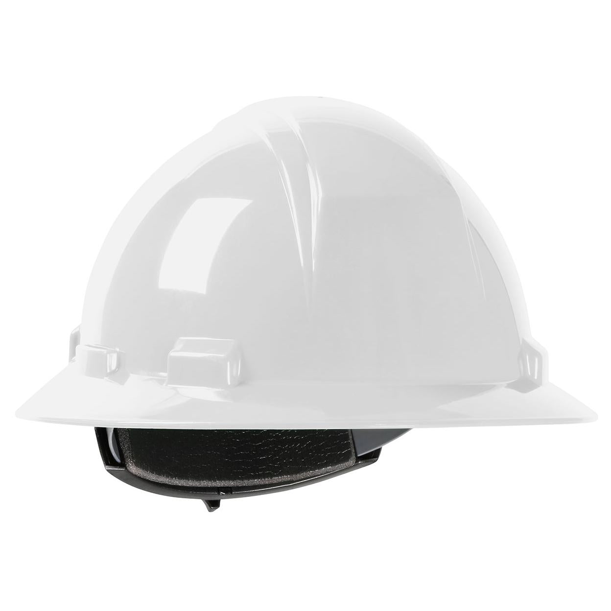 White Hard Hats - PIP - Full Brim Comfort Fit