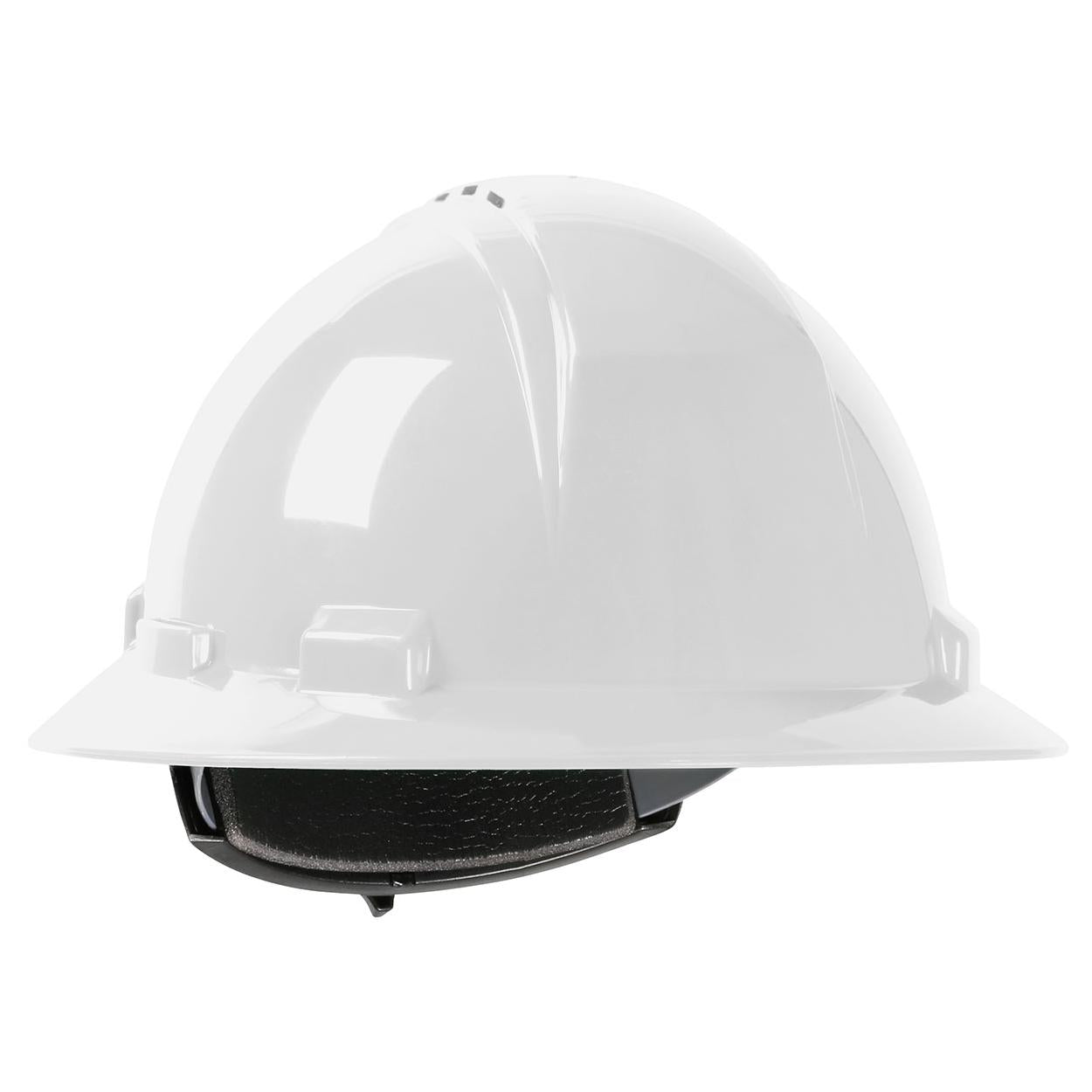 White Hard Hats - PIP - Vented Lightweight Design