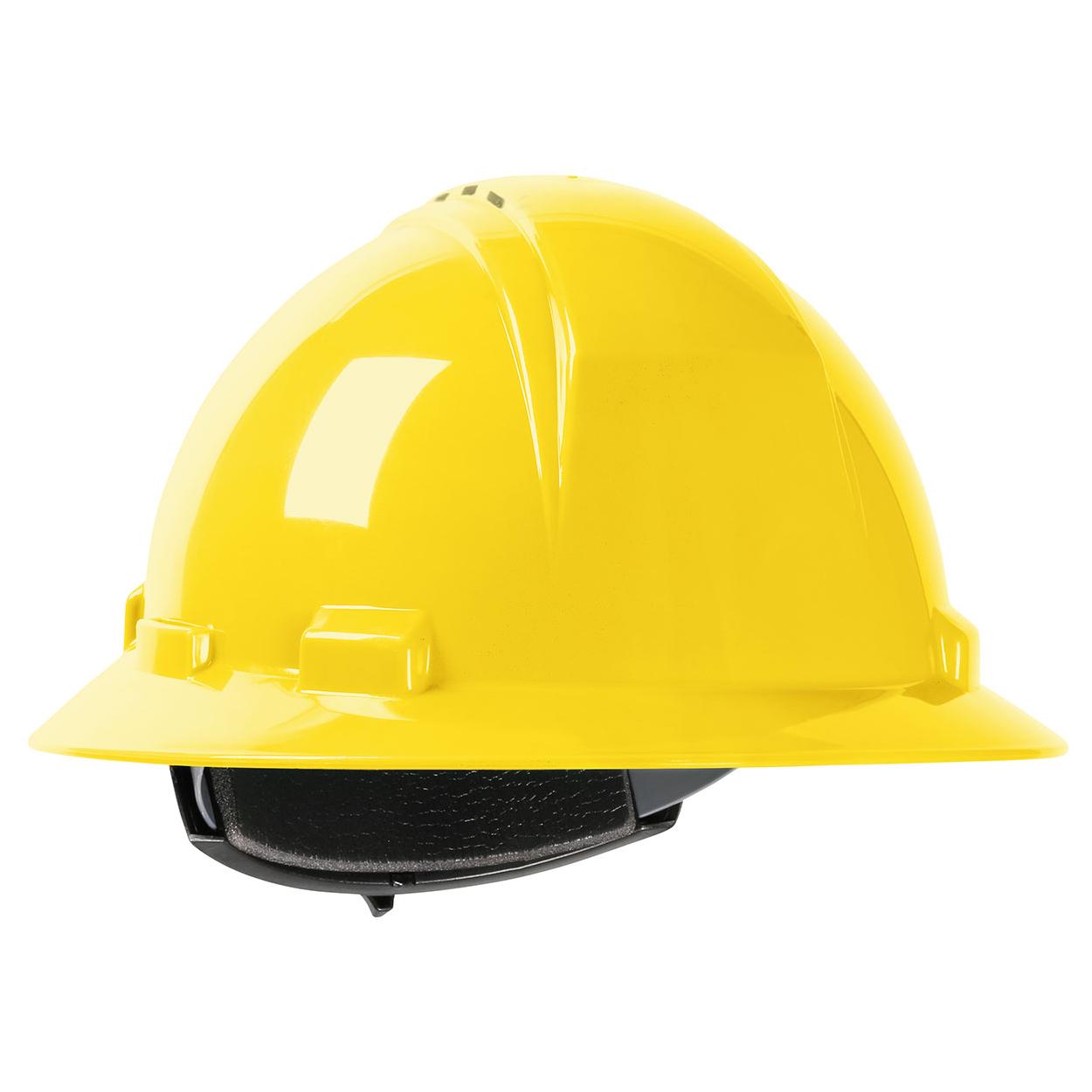 White Hard Hats - PIP - Vented Lightweight Design