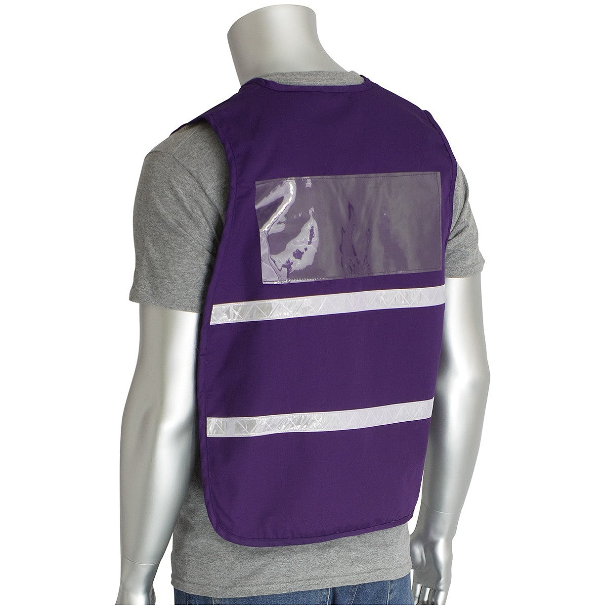 Purple Safety Vest - PIP - Comfortable Cotton Blend