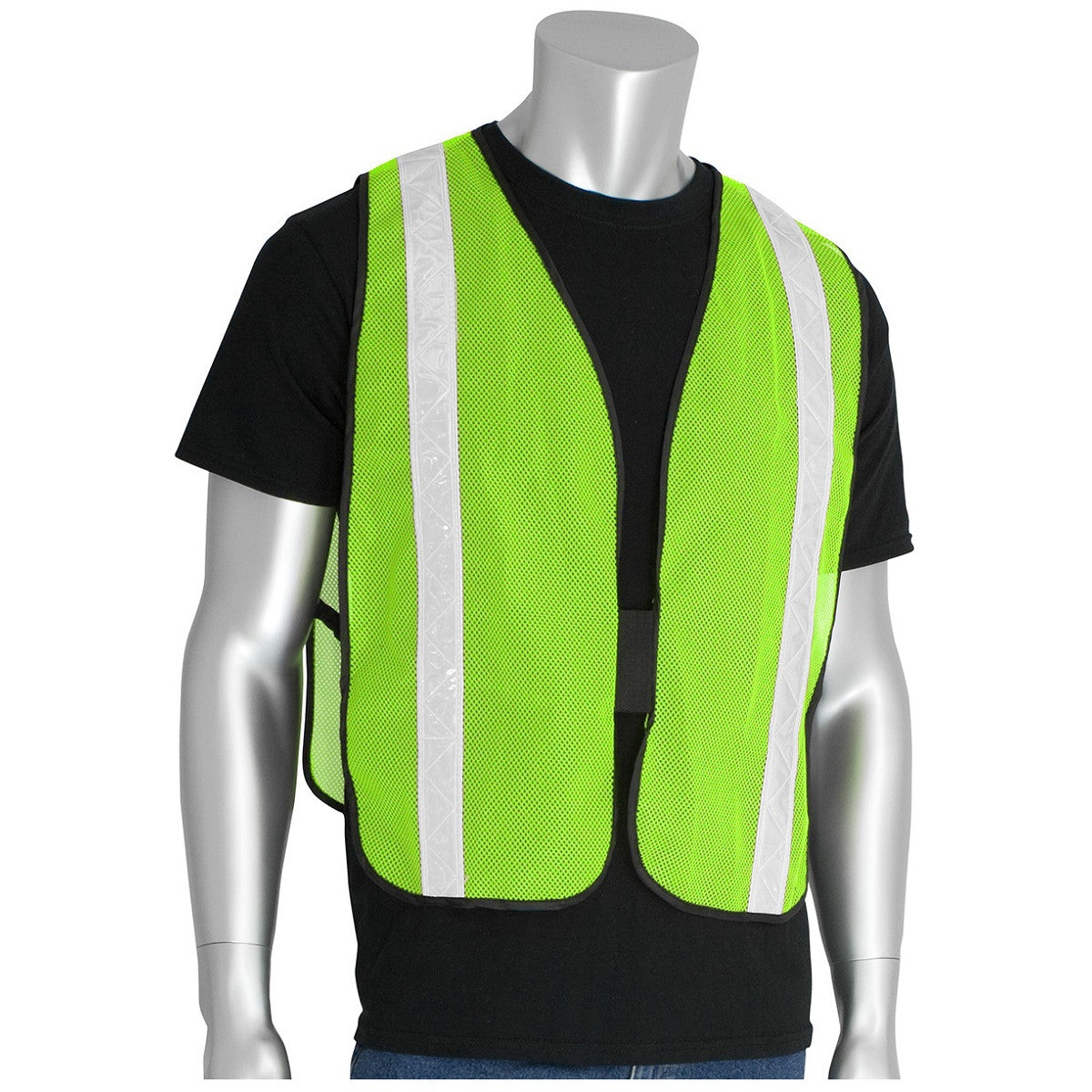 Yellow/Lime Safety Vests - PIP - Breathable Mesh