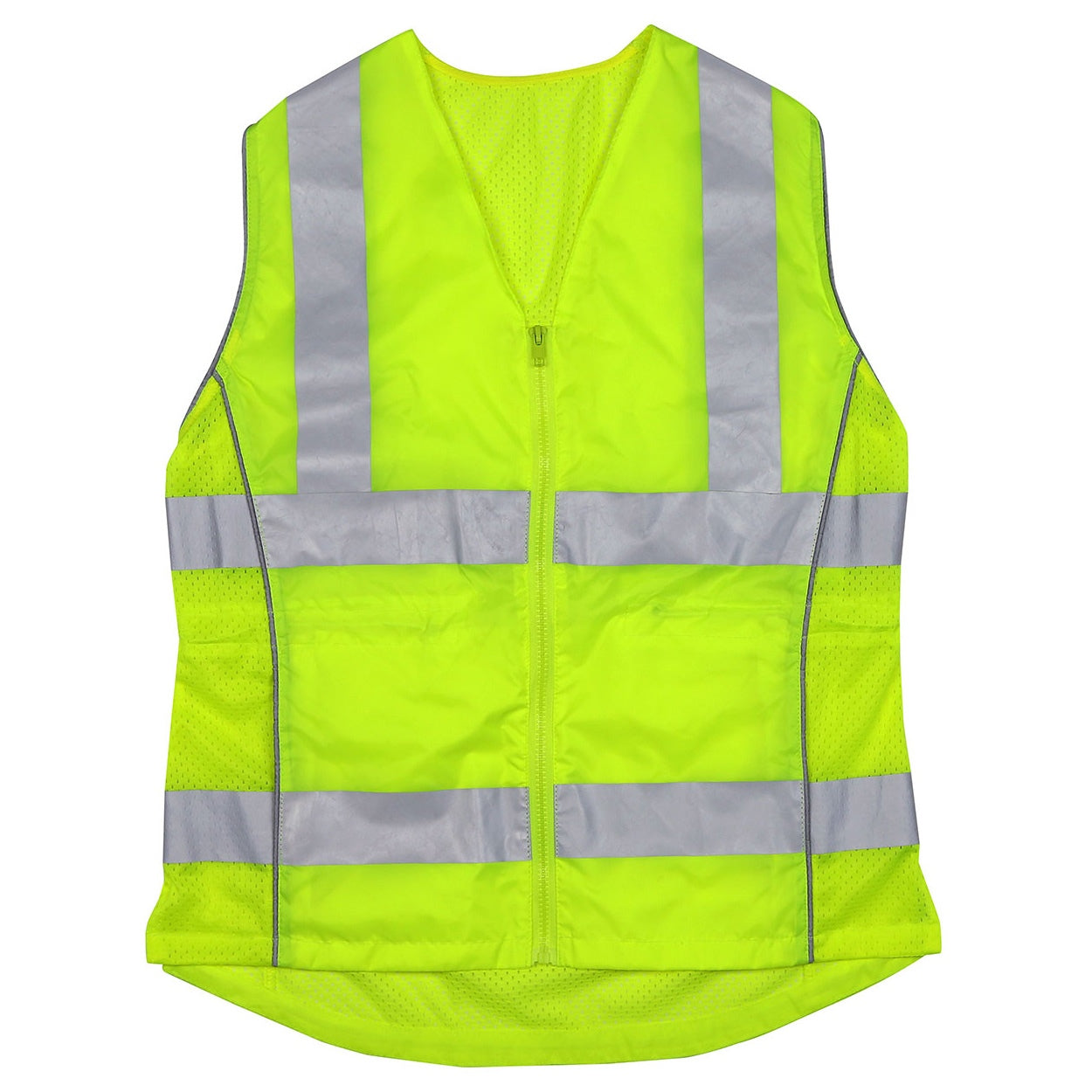 Yellow/Lime Safety Vest - PIP - Women's Contoured Design