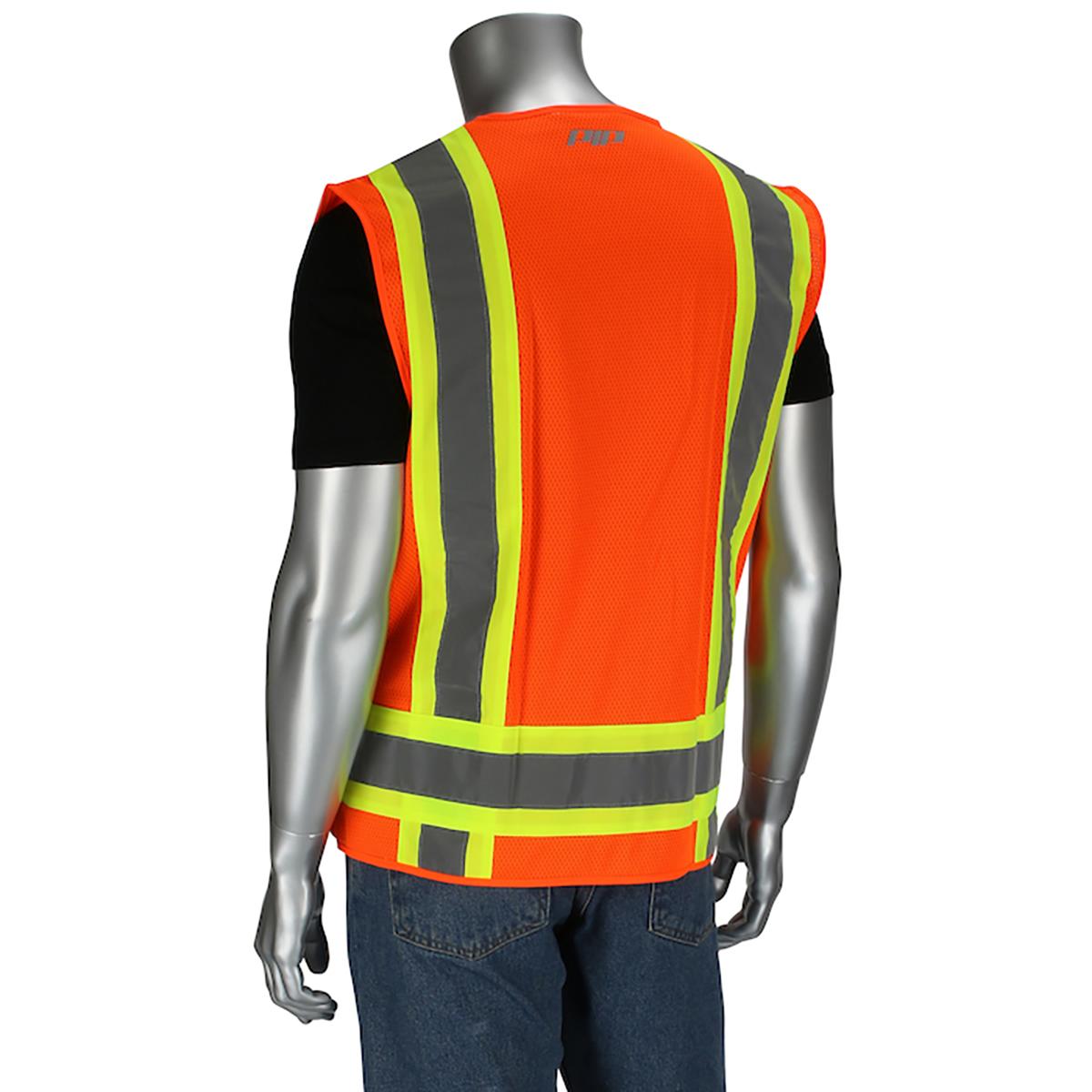 Yellow/Lime Safety Vests - PIP - Breakaway Mesh Design