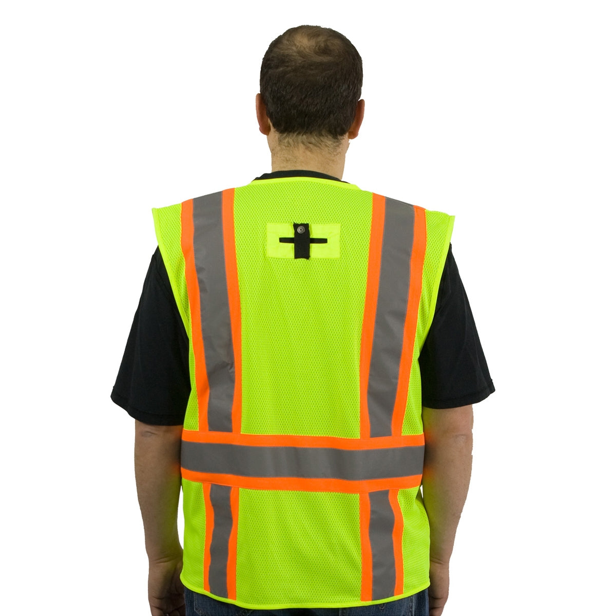 Yellow/Lime Safety Vest - PIP - Reflective Two-Tone