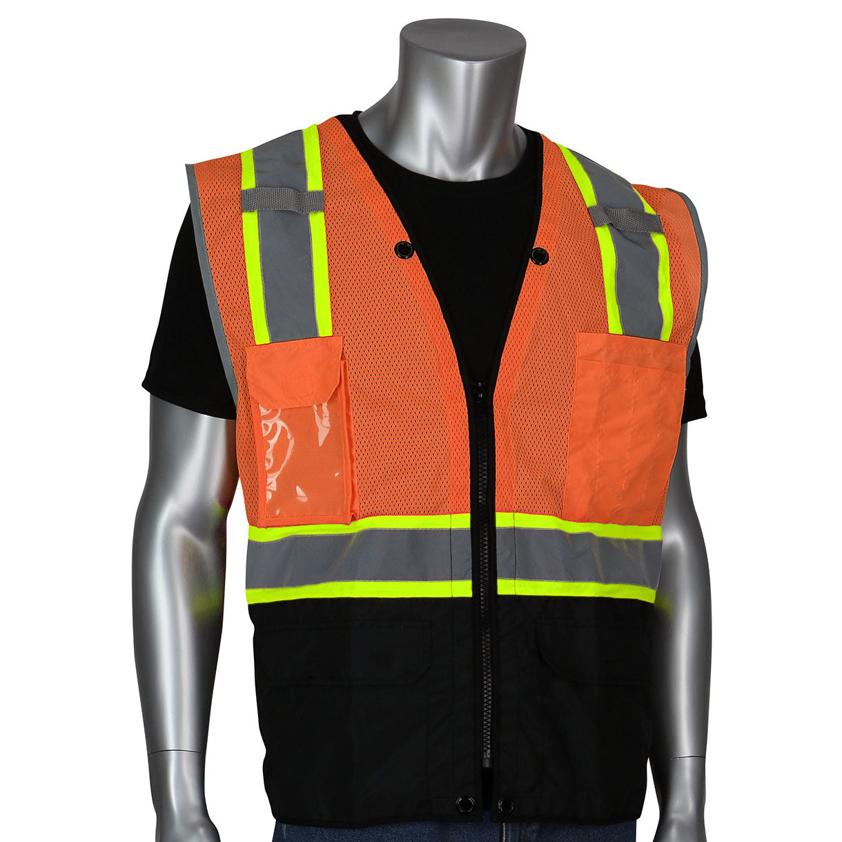 Yellow/Lime Safety Vest - PIP - Breathable Mesh