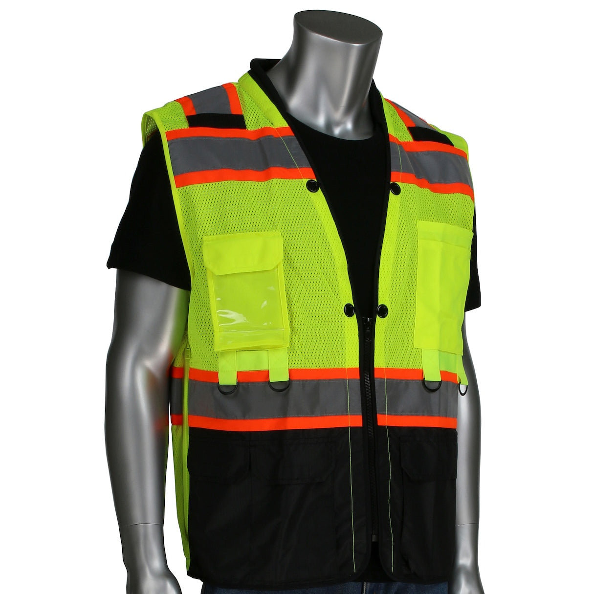 Yellow/Lime Safety Vests - PIP - Ripstop Design