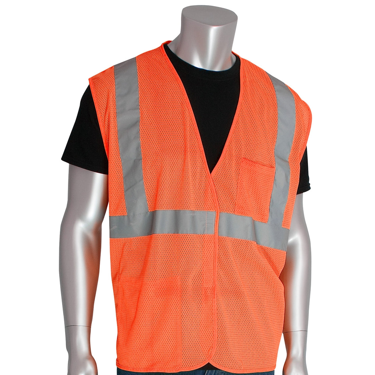 Yellow/Lime Safety Vest - PIP - Breathable Mesh