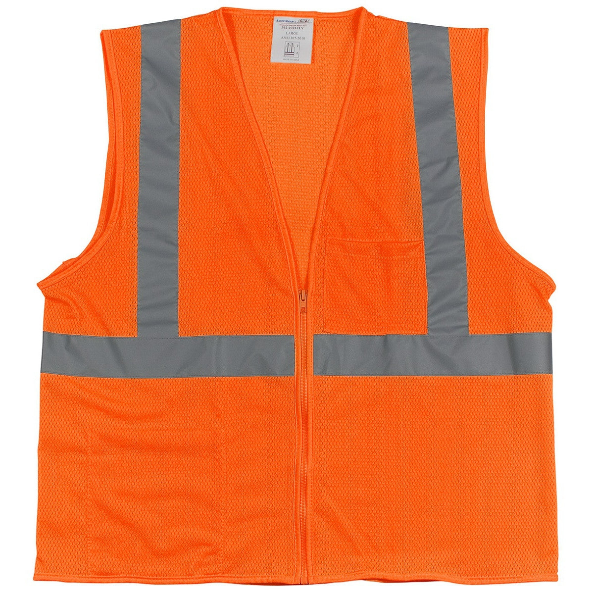 Yellow/Lime Safety Vest - PIP - Breathable Mesh