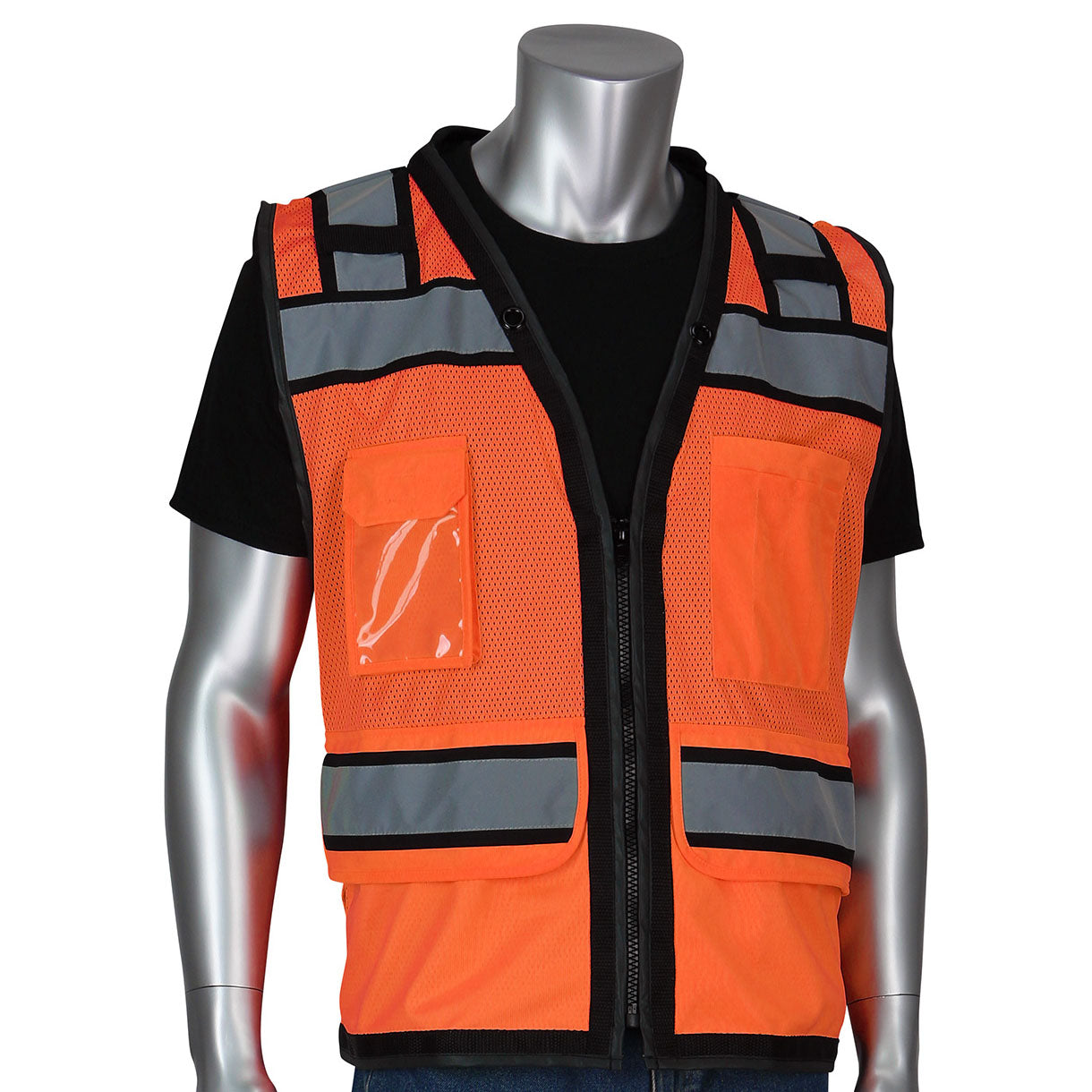 Yellow/Lime Safety Vest - PIP - Reflective Mesh Design