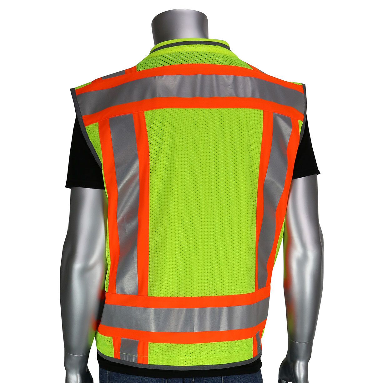 Yellow/Lime Safety Vests - PIP - Reflective Design