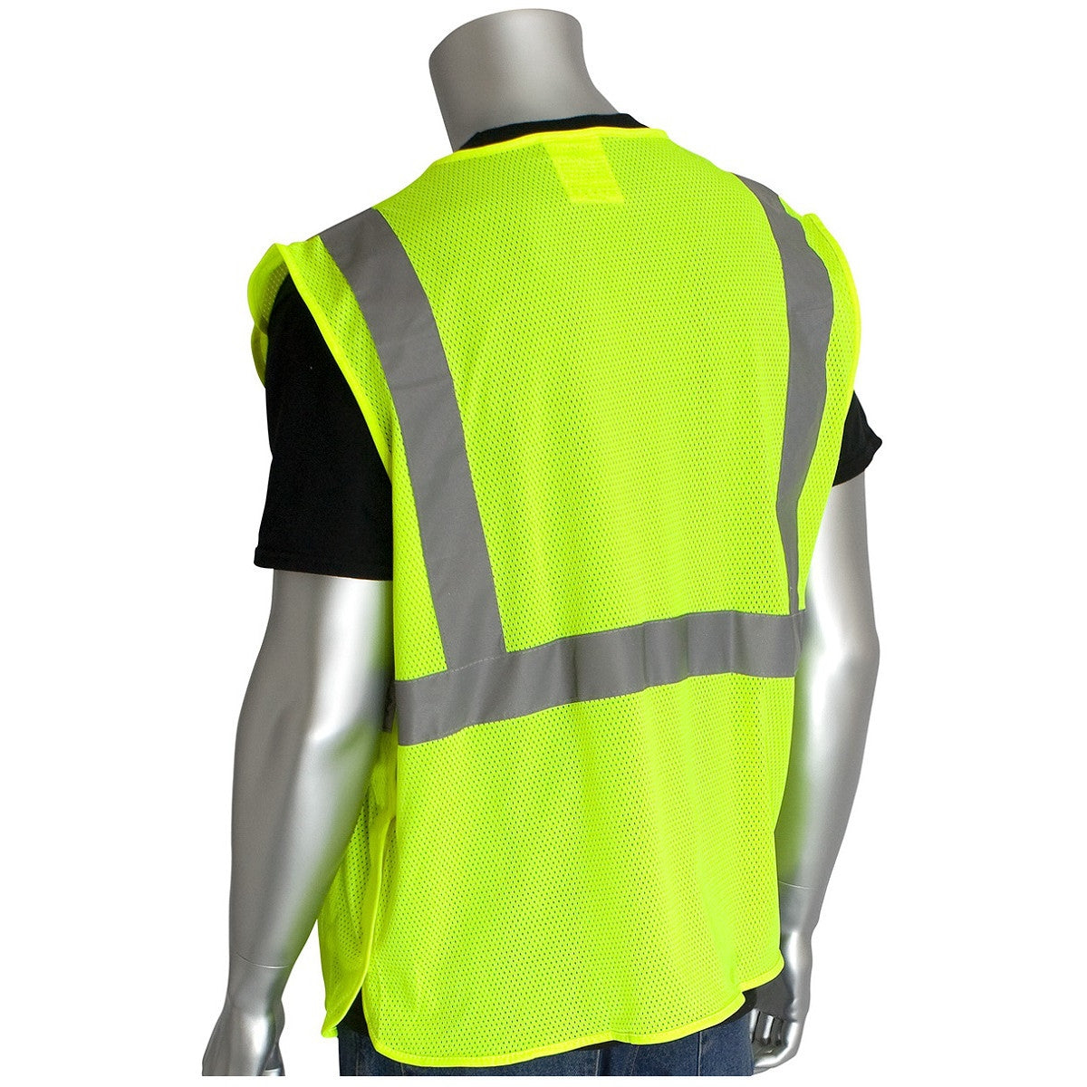Yellow/Lime Safety Vests - PIP - Mesh Breakaway Design
