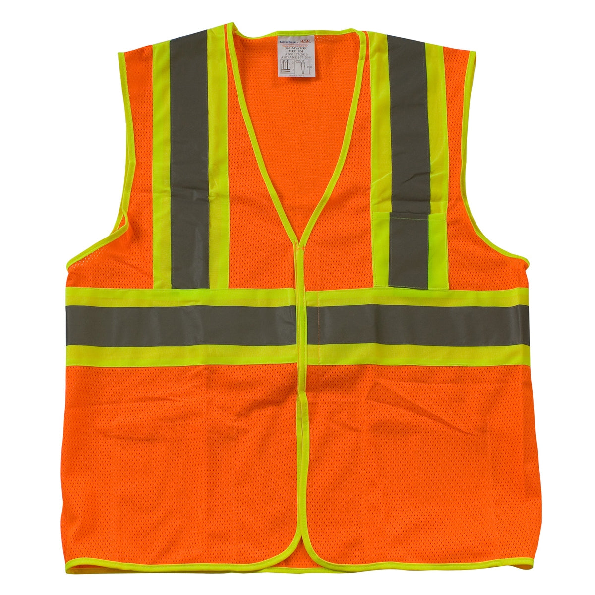Yellow/Lime Safety Vest - PIP - Reflective Mesh