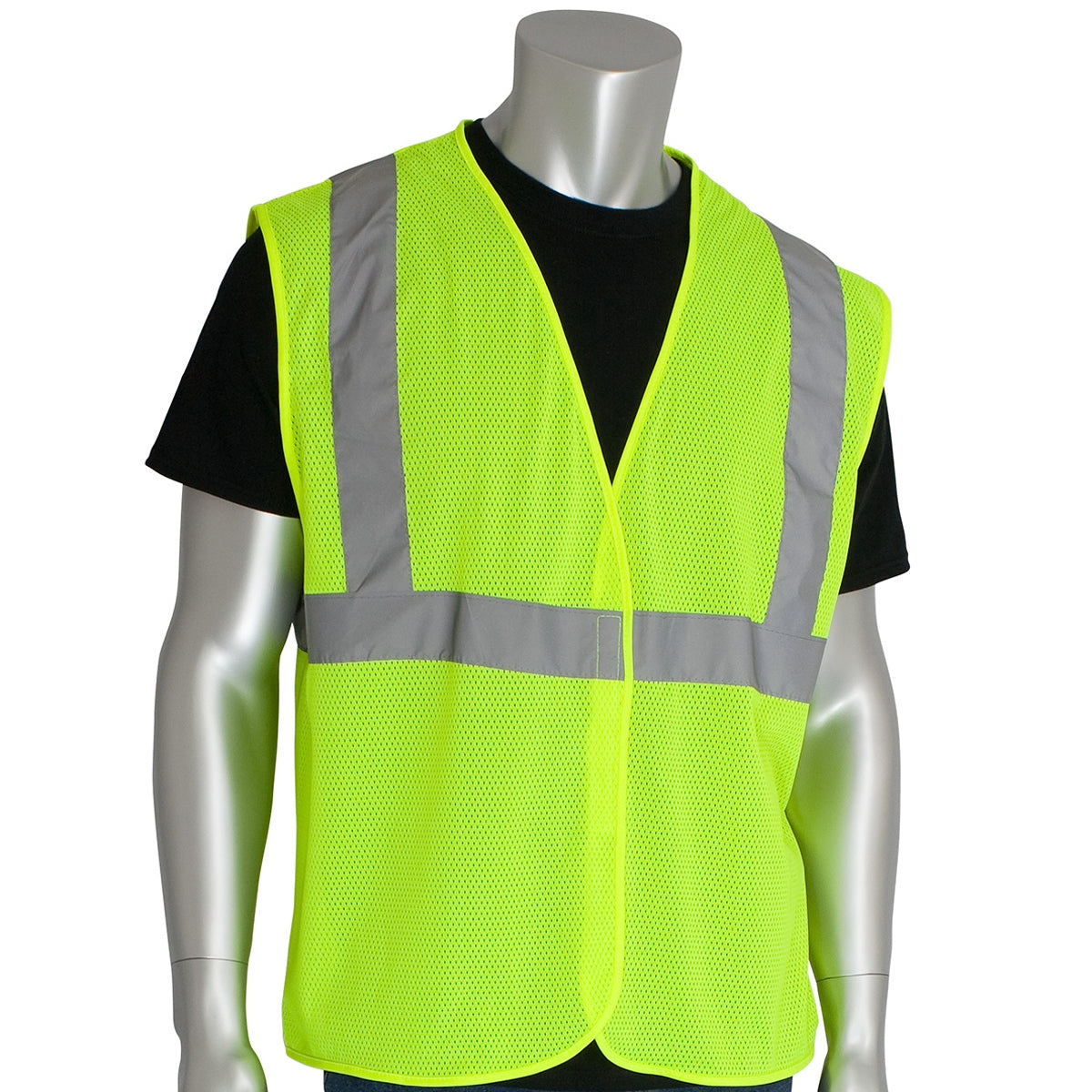 Yellow/Lime Safety Vest - PIP - Breathable Mesh