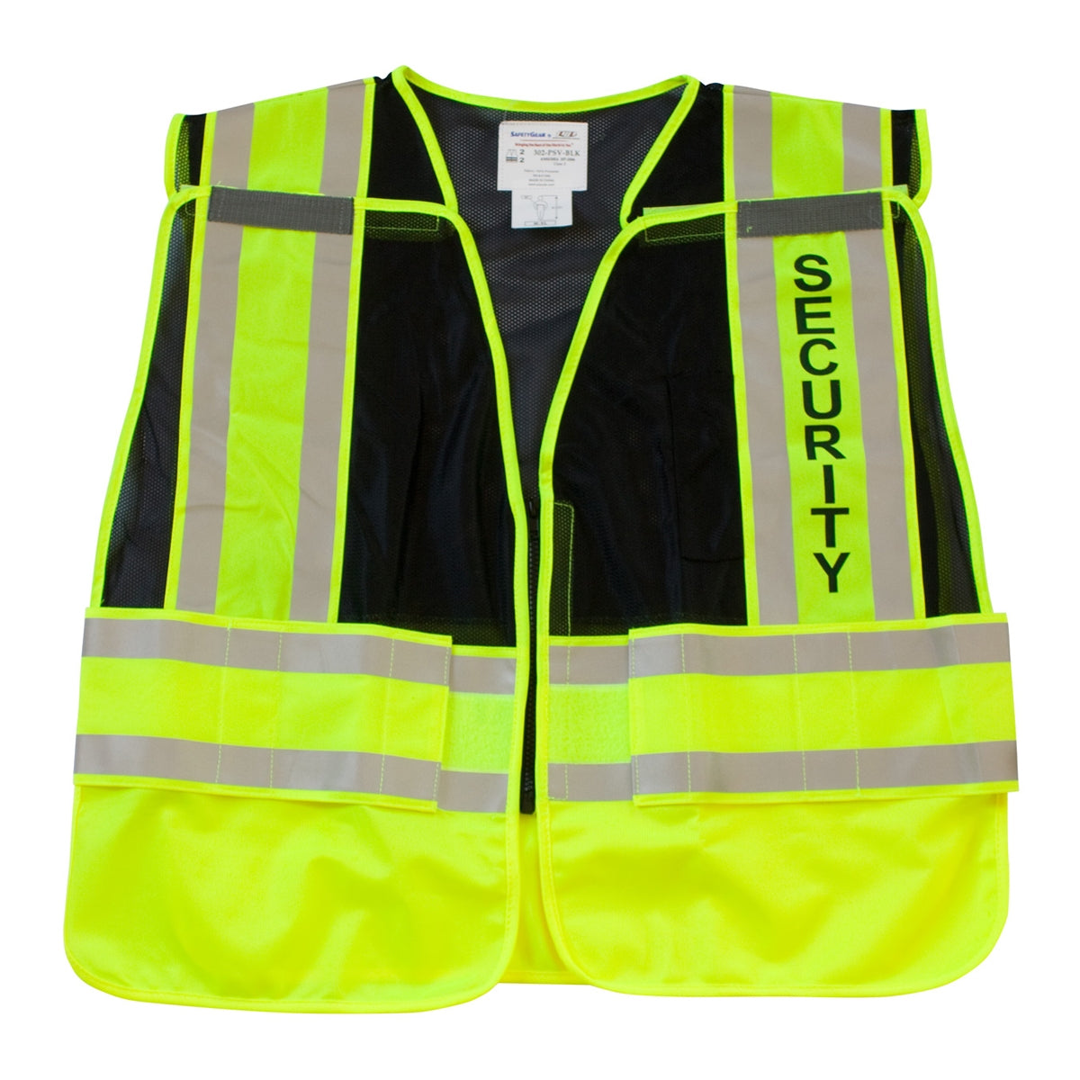 Yellow/Black Safety Vest - PIP - High Visibility