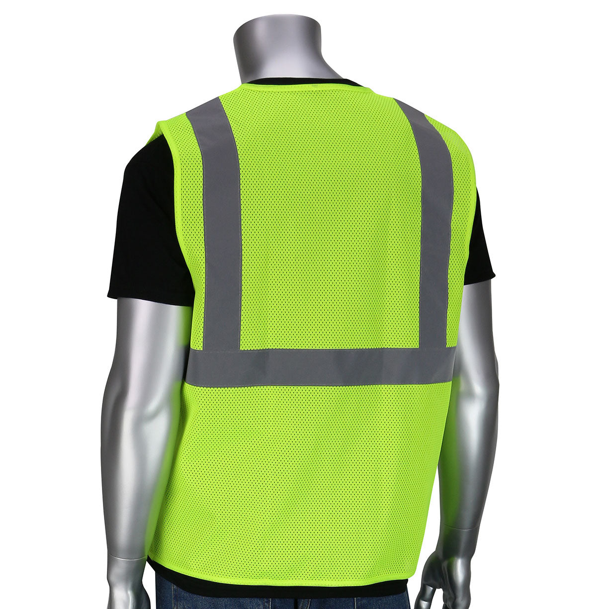 Yellow/Lime Safety Vests - PIP - Breathable Mesh