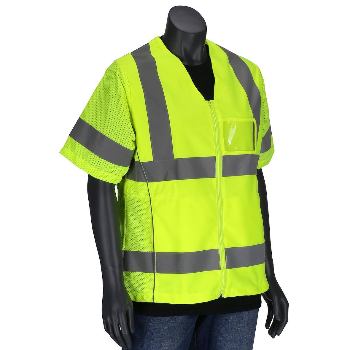Yellow/Lime Safety Vest - PIP - Women's Adjustable