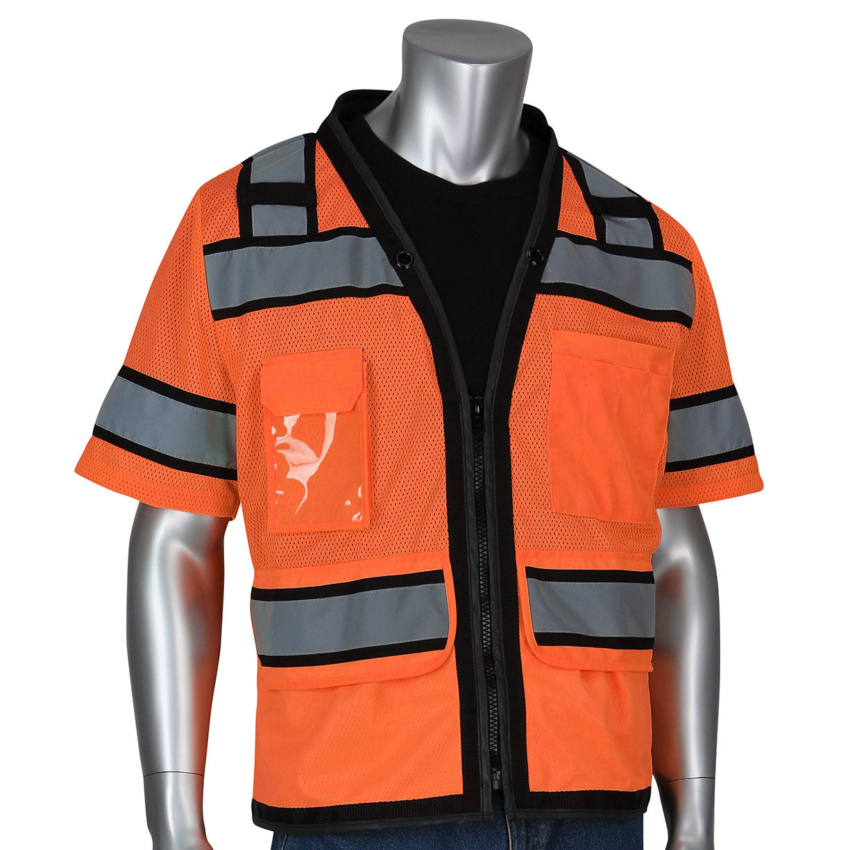 Yellow/Lime Safety Vest - PIP - Breathable Mesh