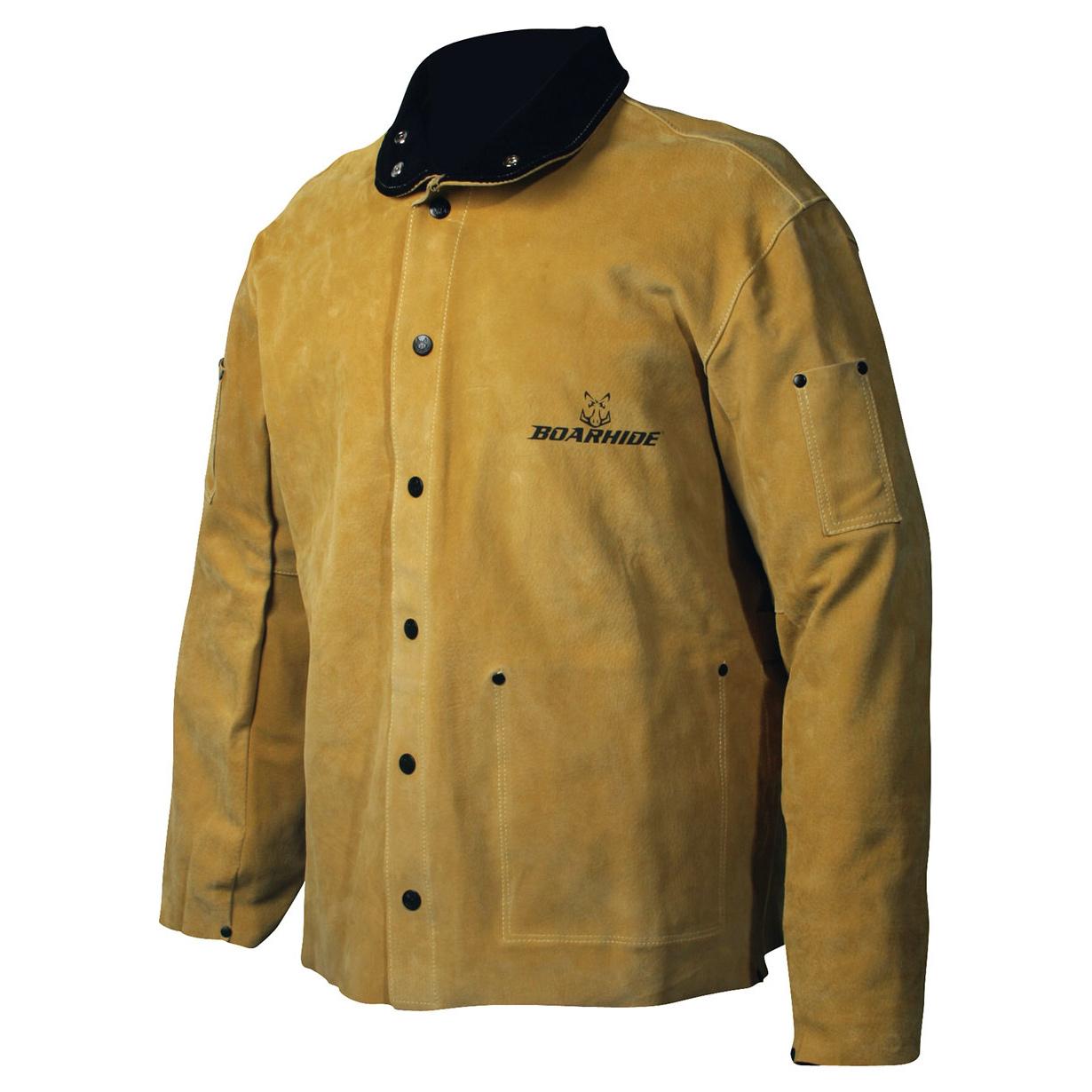 Gold Welding Jackets - PIP - Durable Boarhide Leather