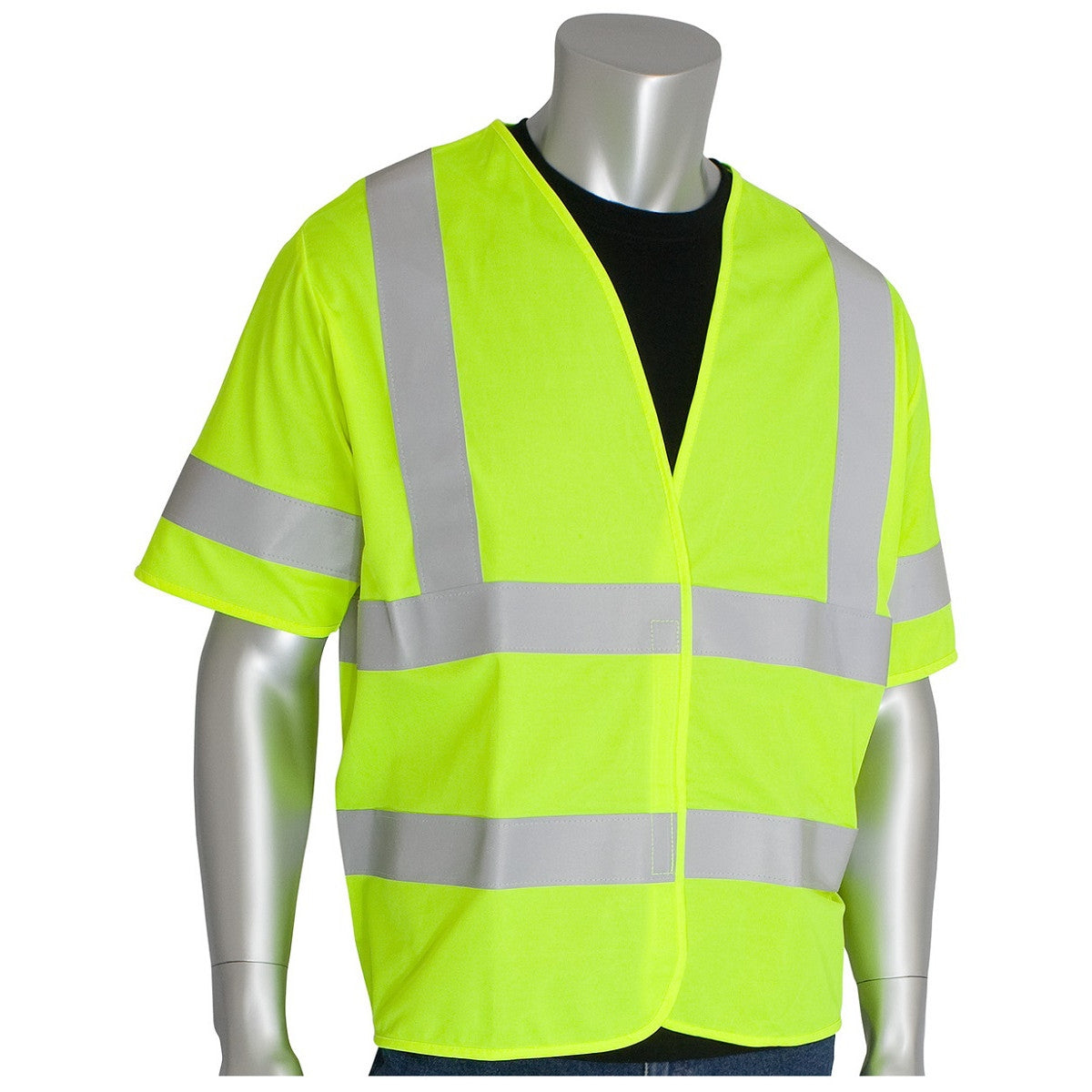 Yellow/Lime Safety Vest - PIP - Self Extinguishing