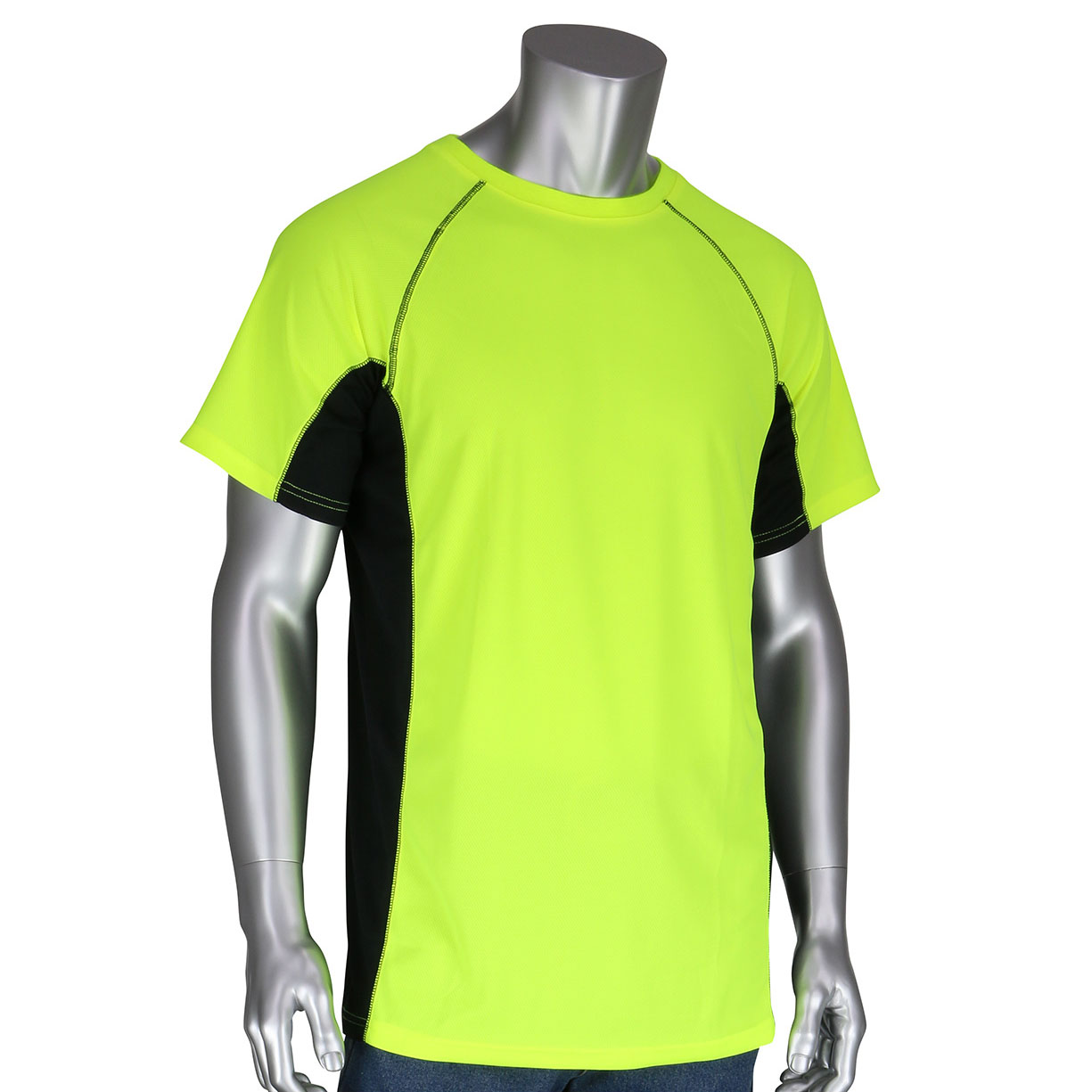 Yellow/Lime Safety Shirt - PIP - Insect Repellent