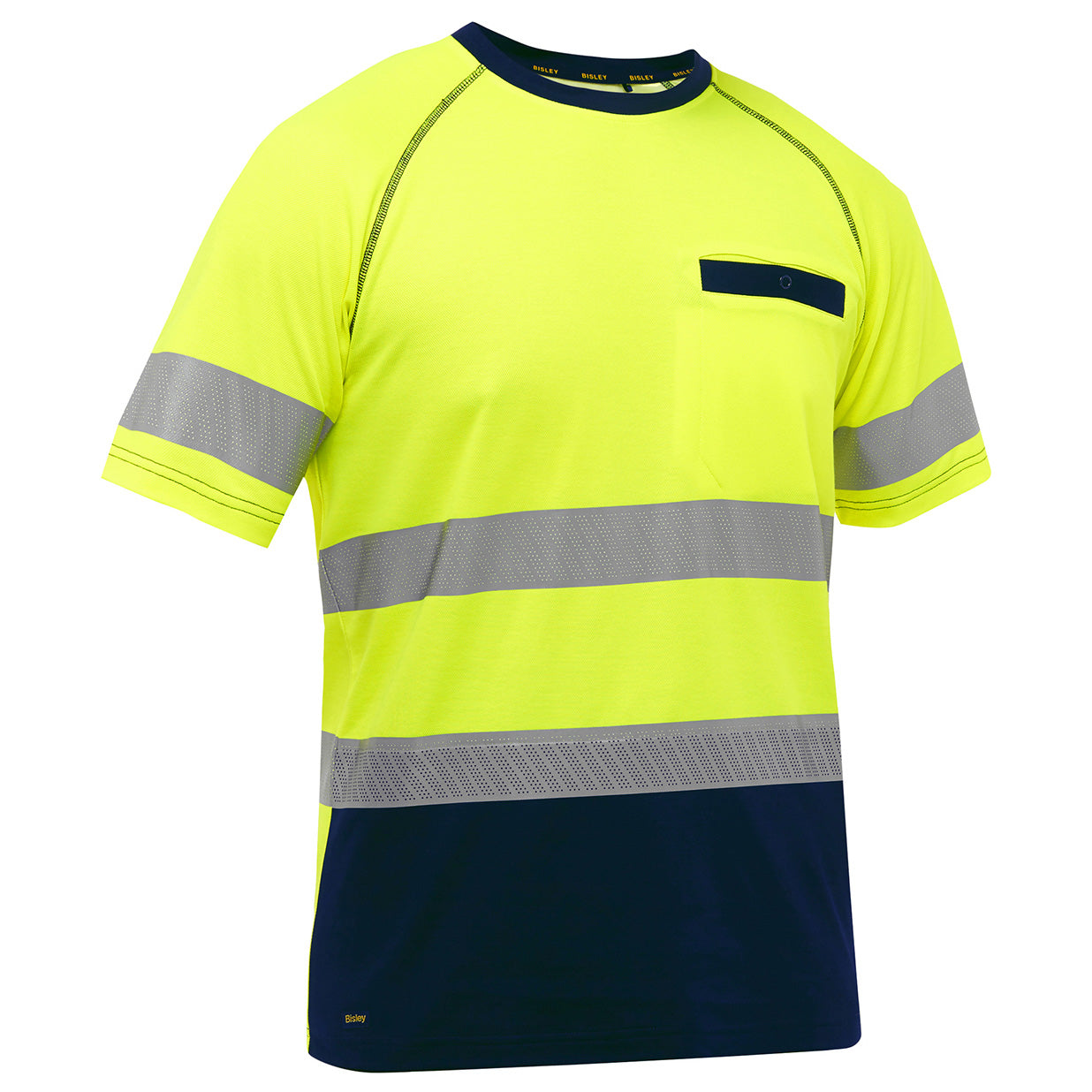 Orange/Navy Safety Shirt - PIP - Moisture-Wicking
