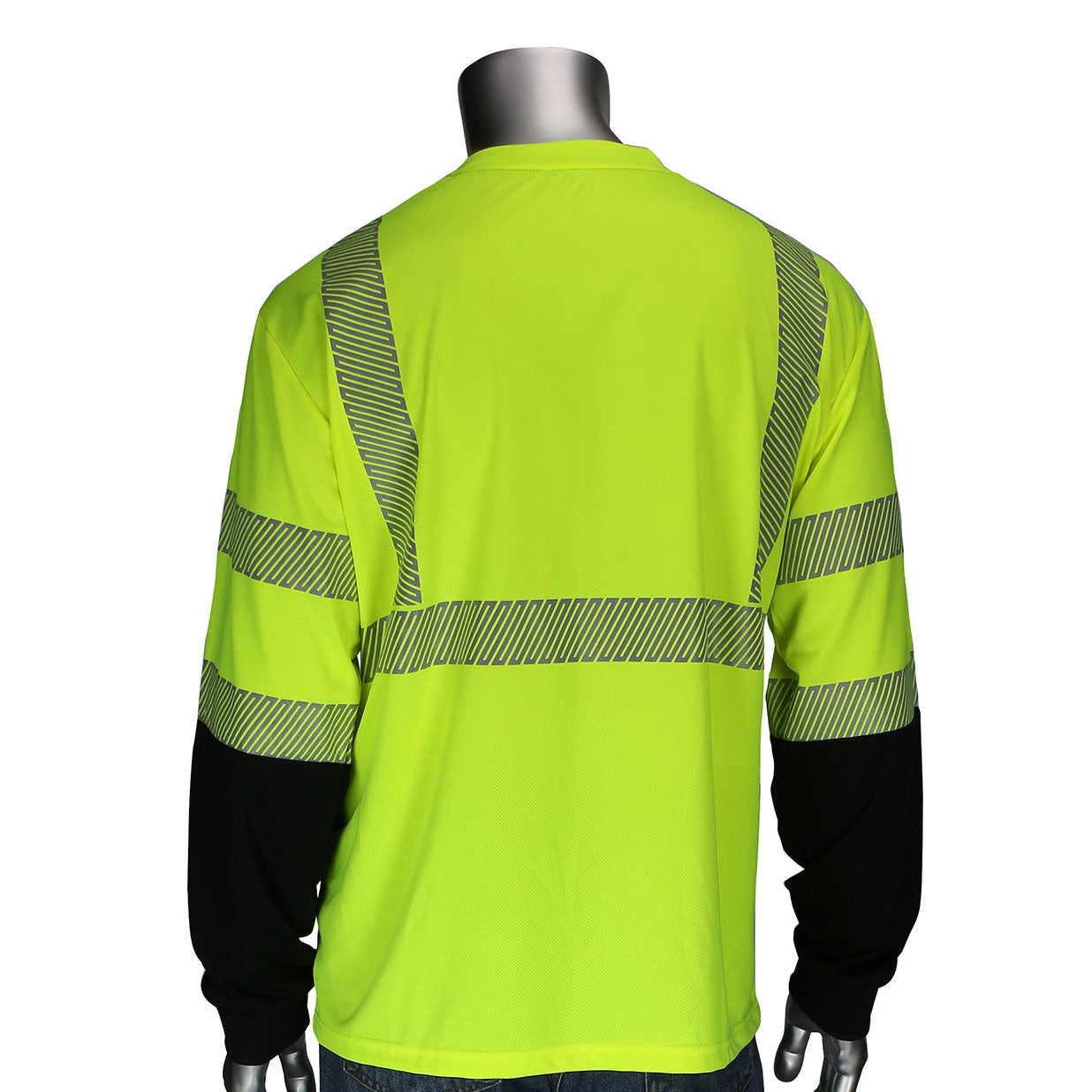 Yellow/Lime Safety Shirt - PIP - Reflective Fabric