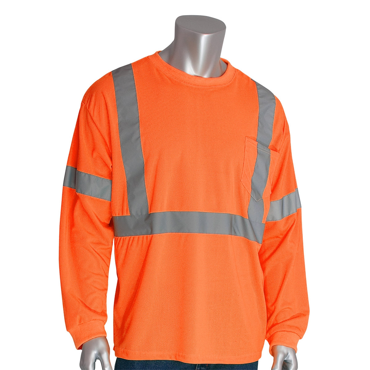 Yellow/Lime Safety Shirt - PIP - Reflective Visibility